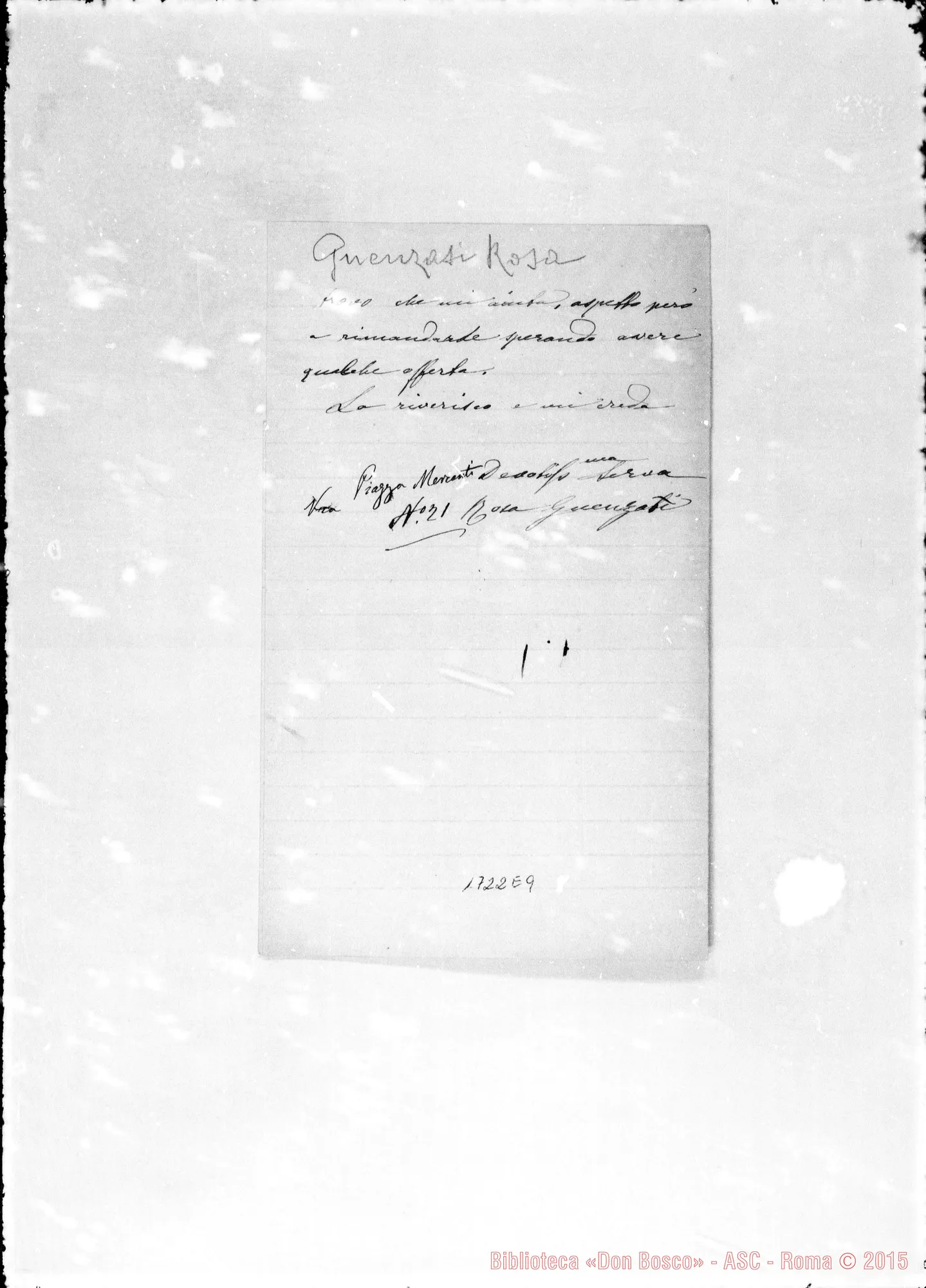 Fotogramma E 9 — Guenzati Rosa-Rua