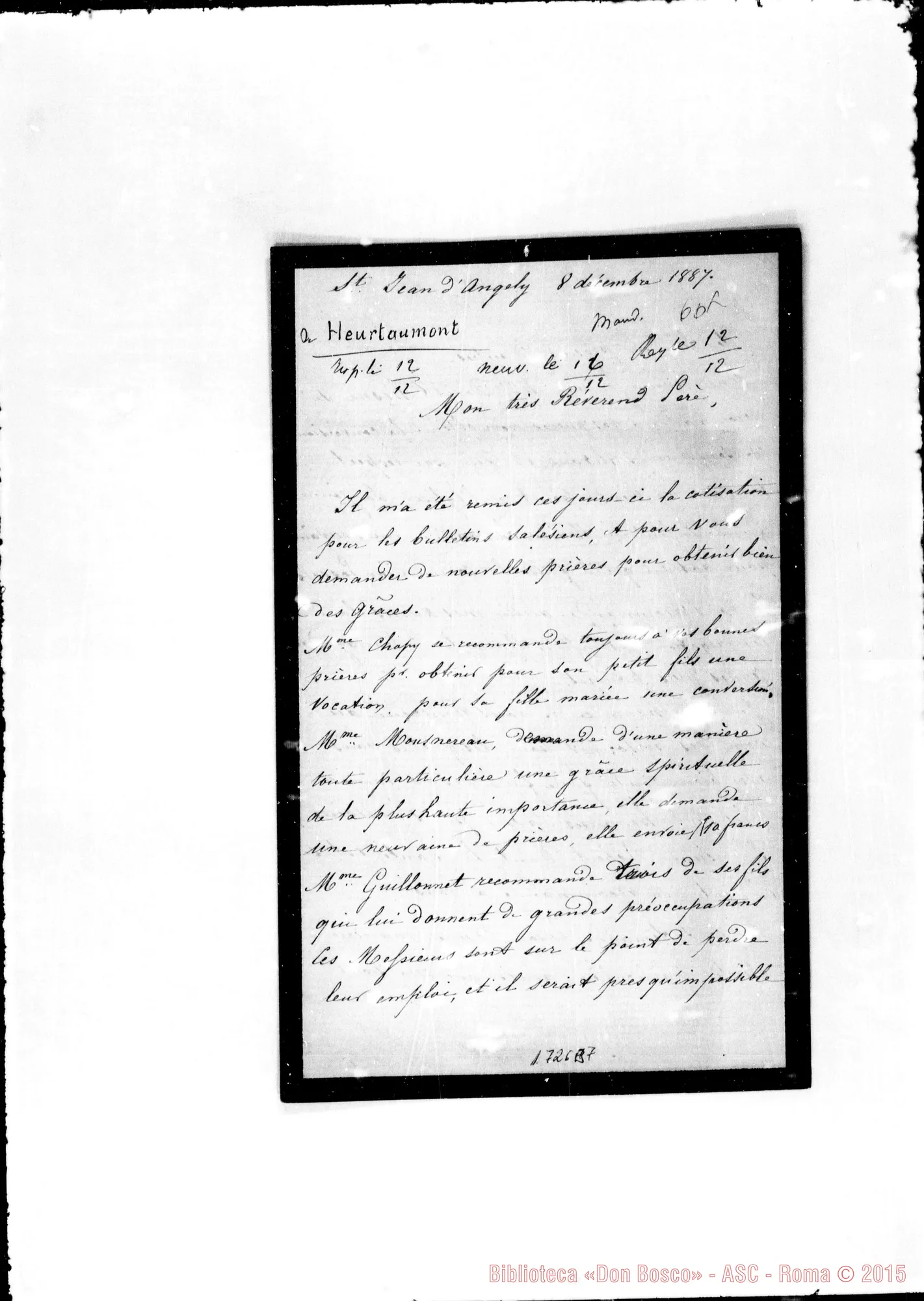 Fotogramma B 7 — Heurtaumont B.