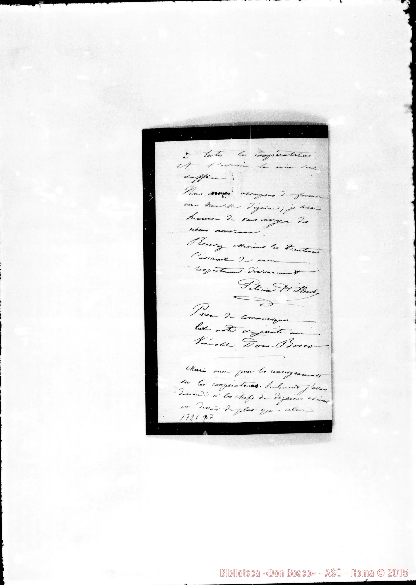 Fotogramma C 7 — Hilbert Felicie