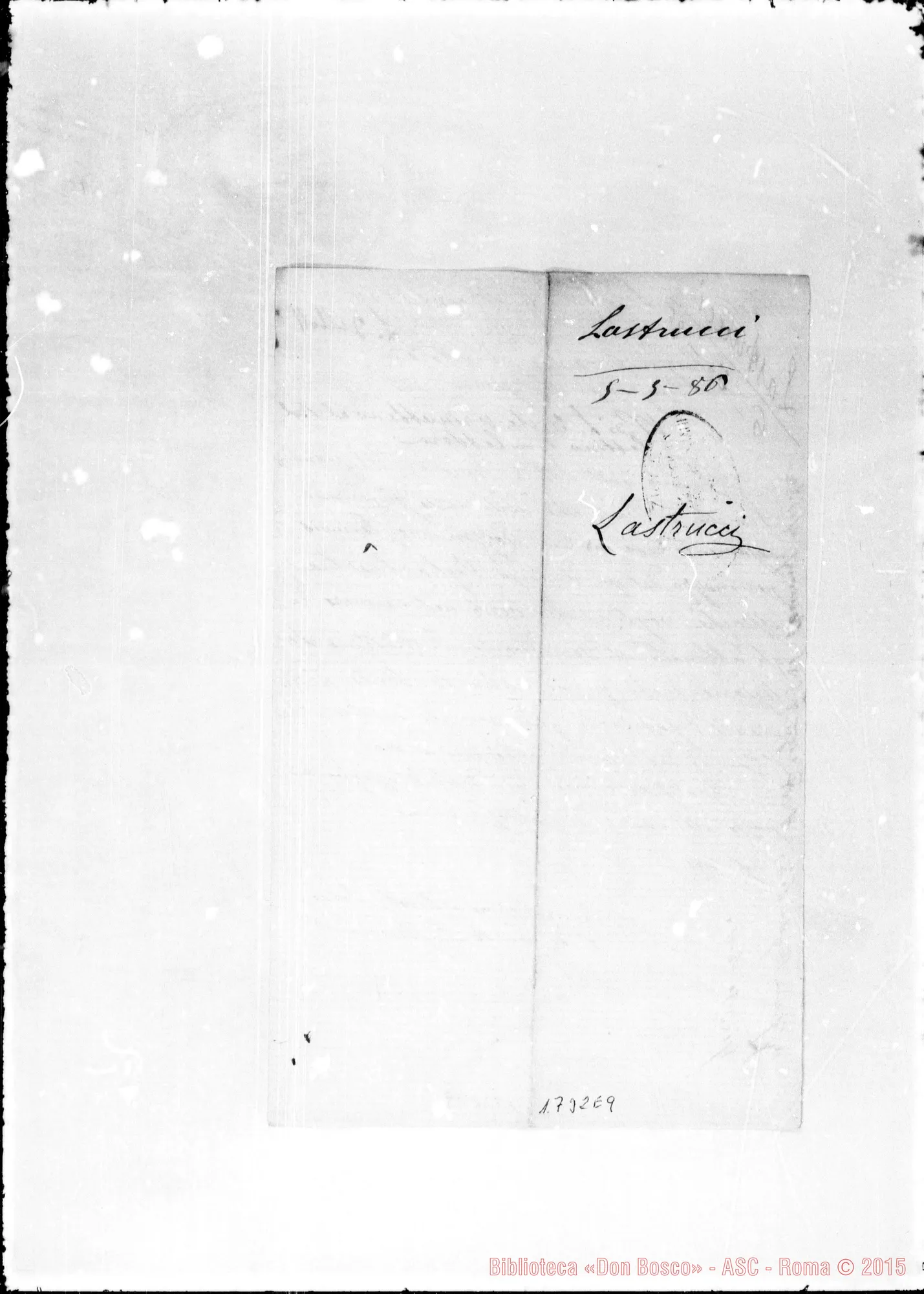 Fotogramma E 9 — Lastrucci Carlo