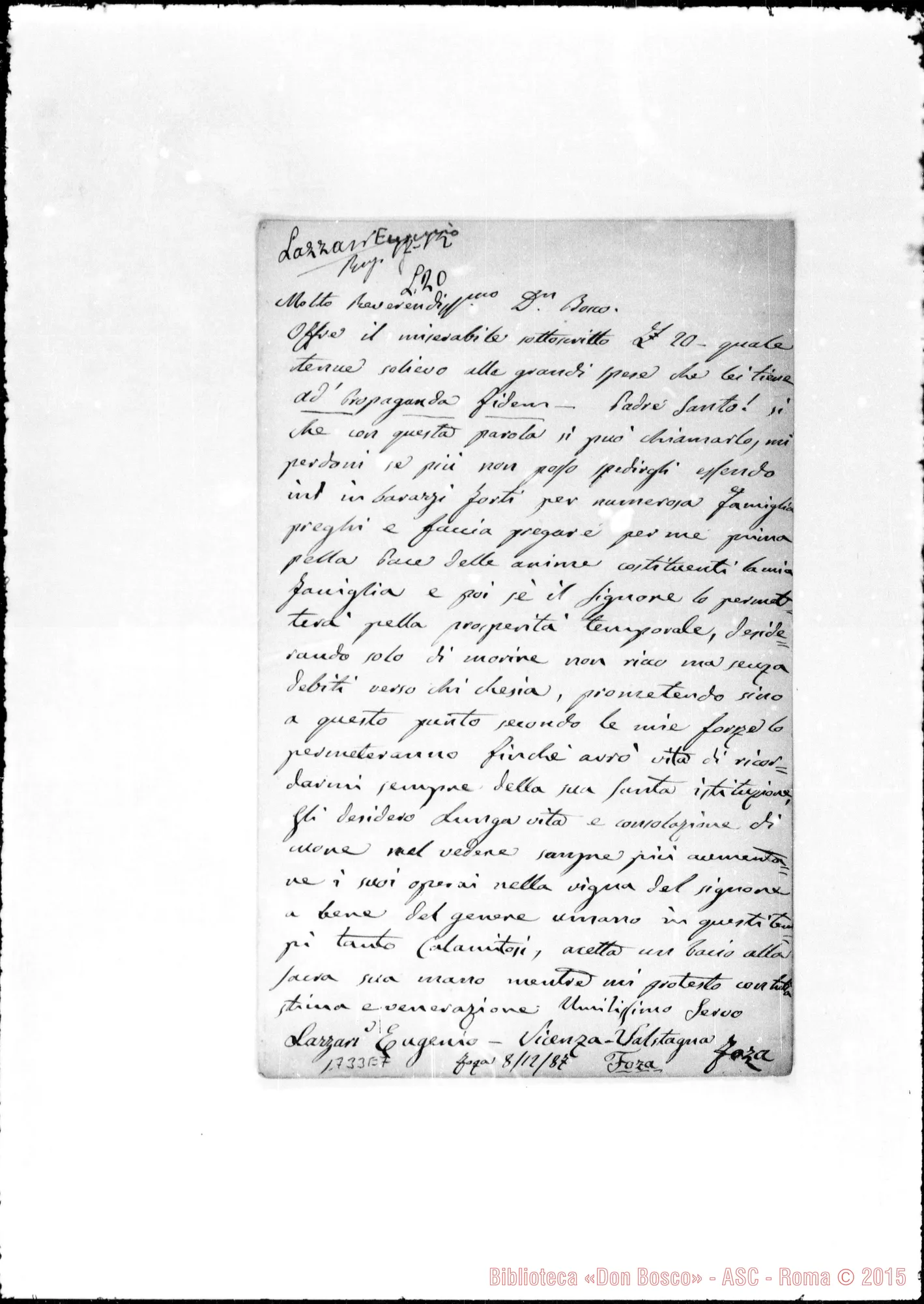 Fotogramma E 7 — Lazzari Eugenio-Bosco