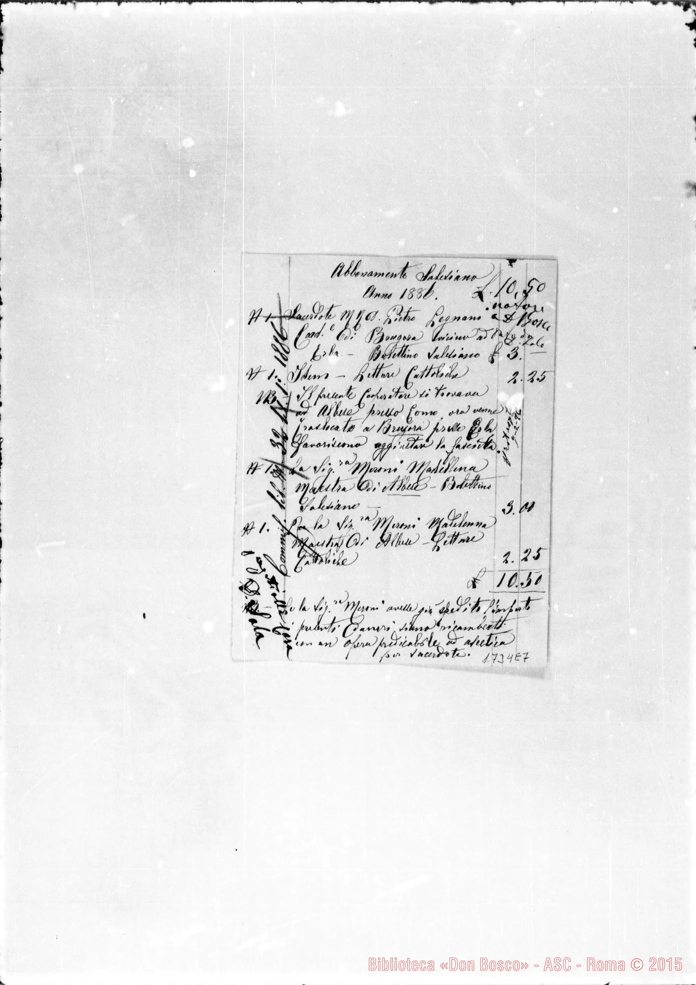 Fotogramma E 7 — Legnani Pietro