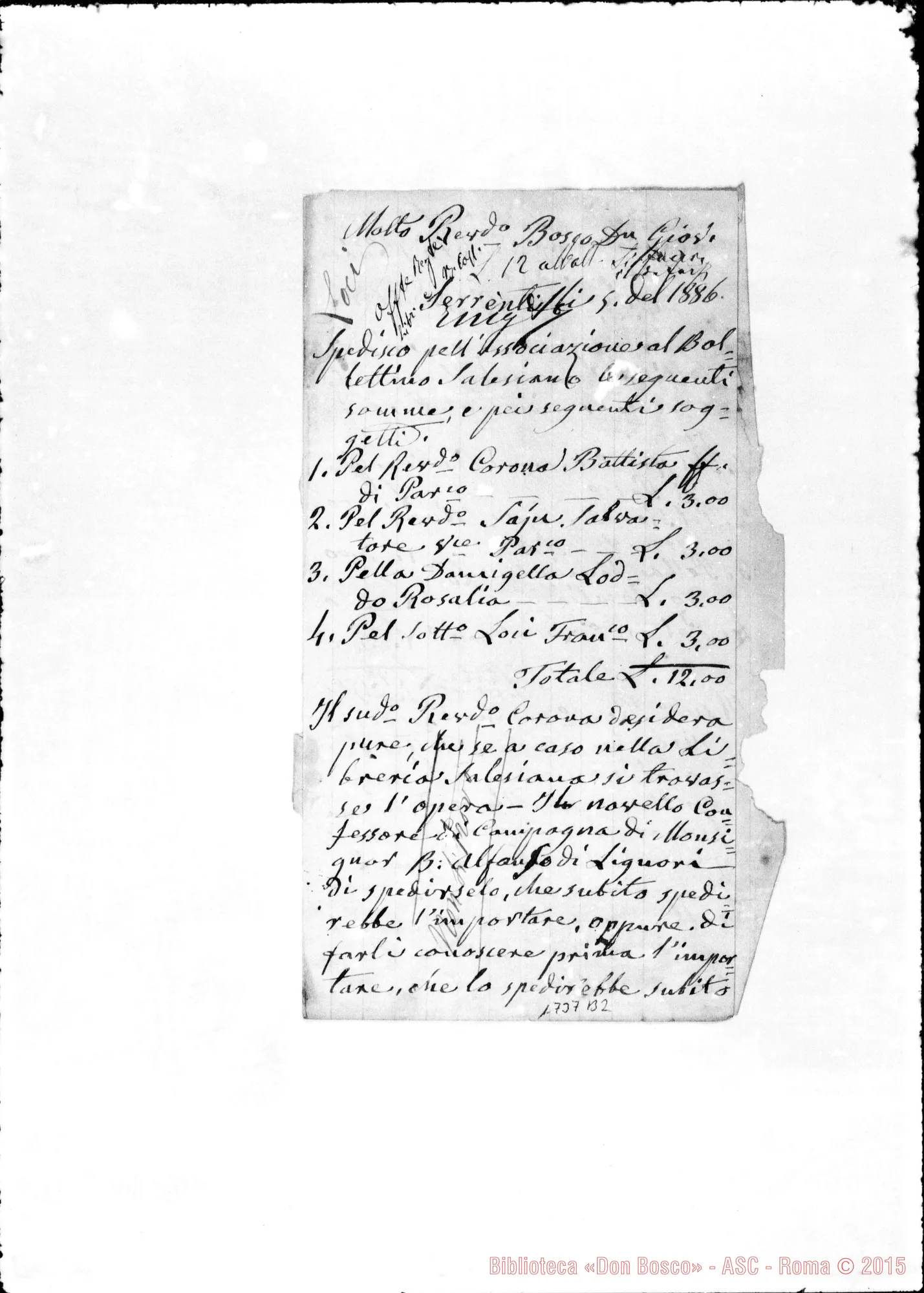 Fotogramma B 2 — Loci Francesco-Bosco