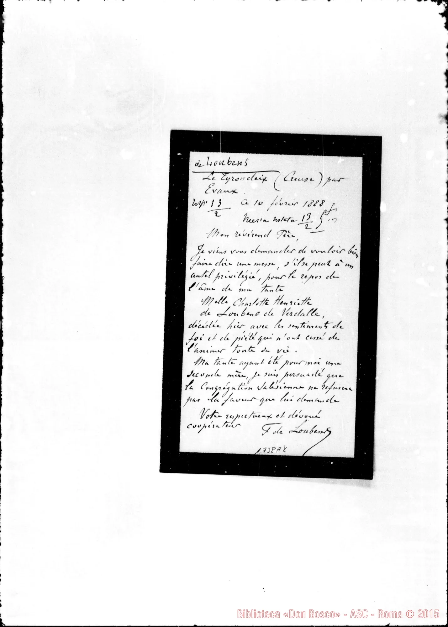 Fotogramma A 8 — Loubens F.