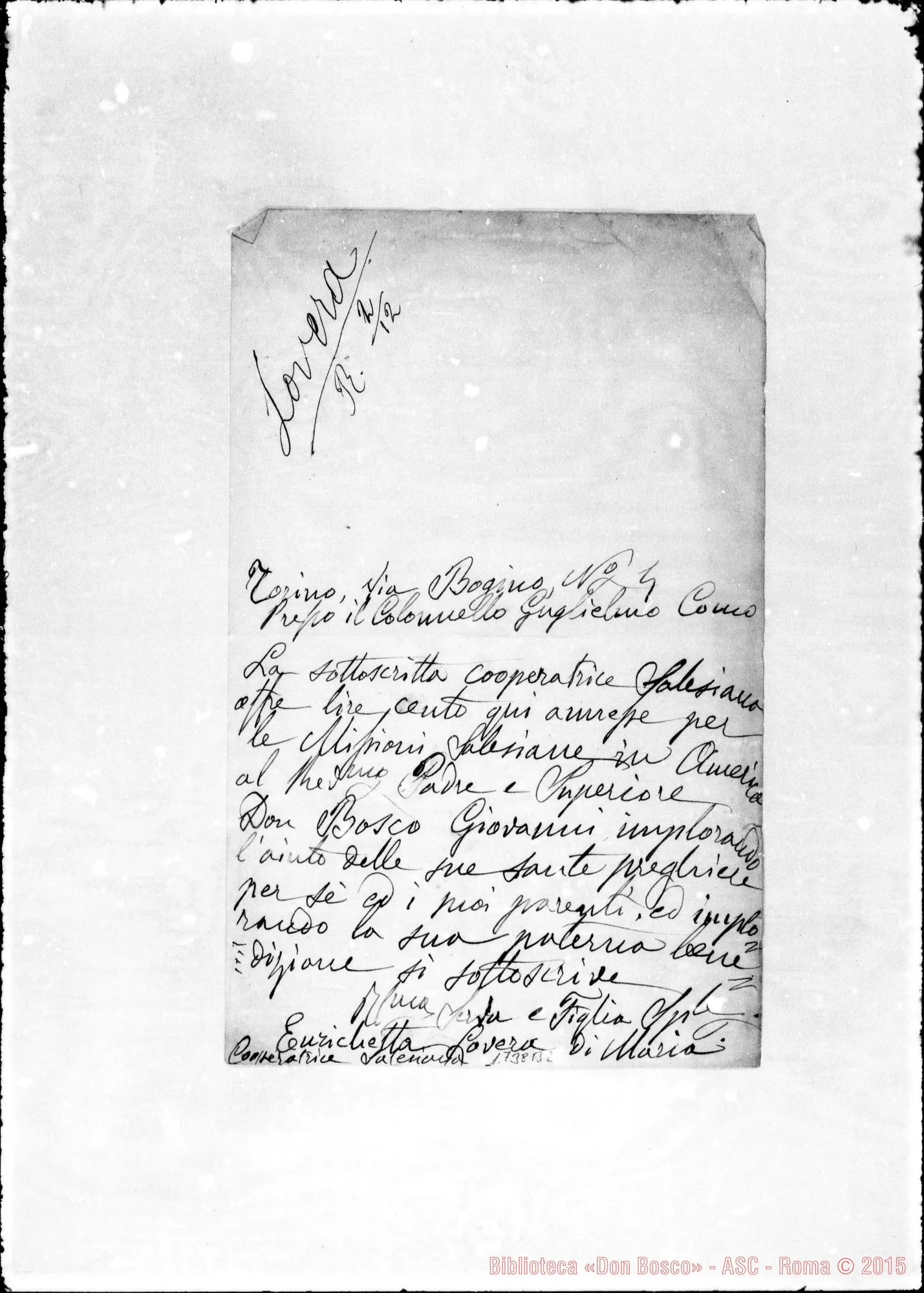 Fotogramma B 2 — Lovera Enrichetta