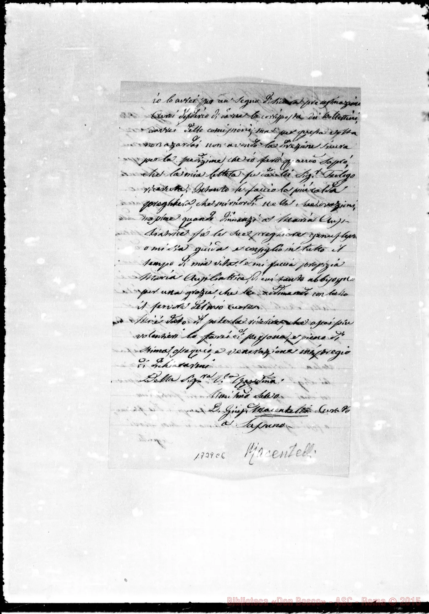 Fotogramma C 6 — Macentelli Giuseppe