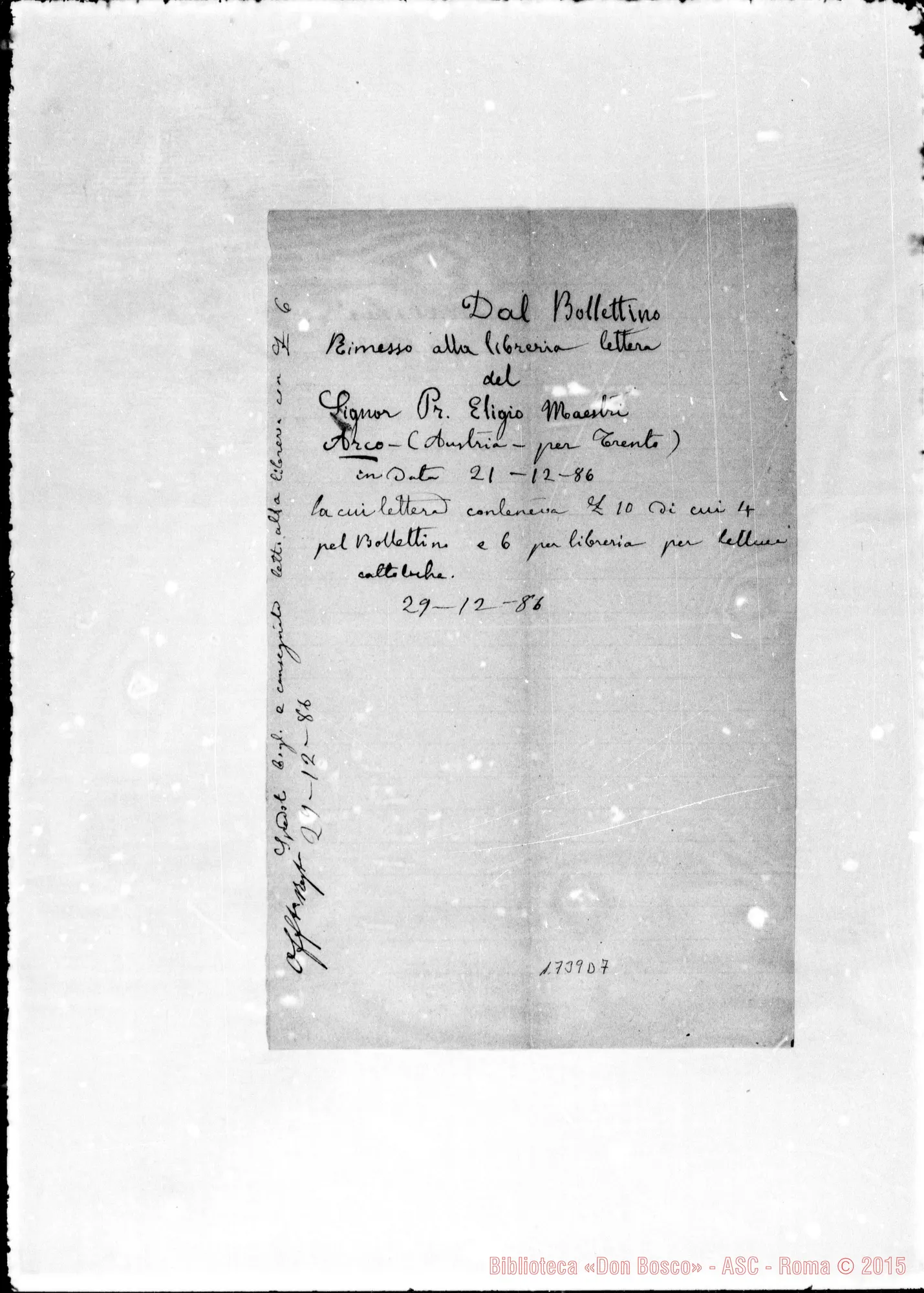 Fotogramma D 7 — Maestri Eligio