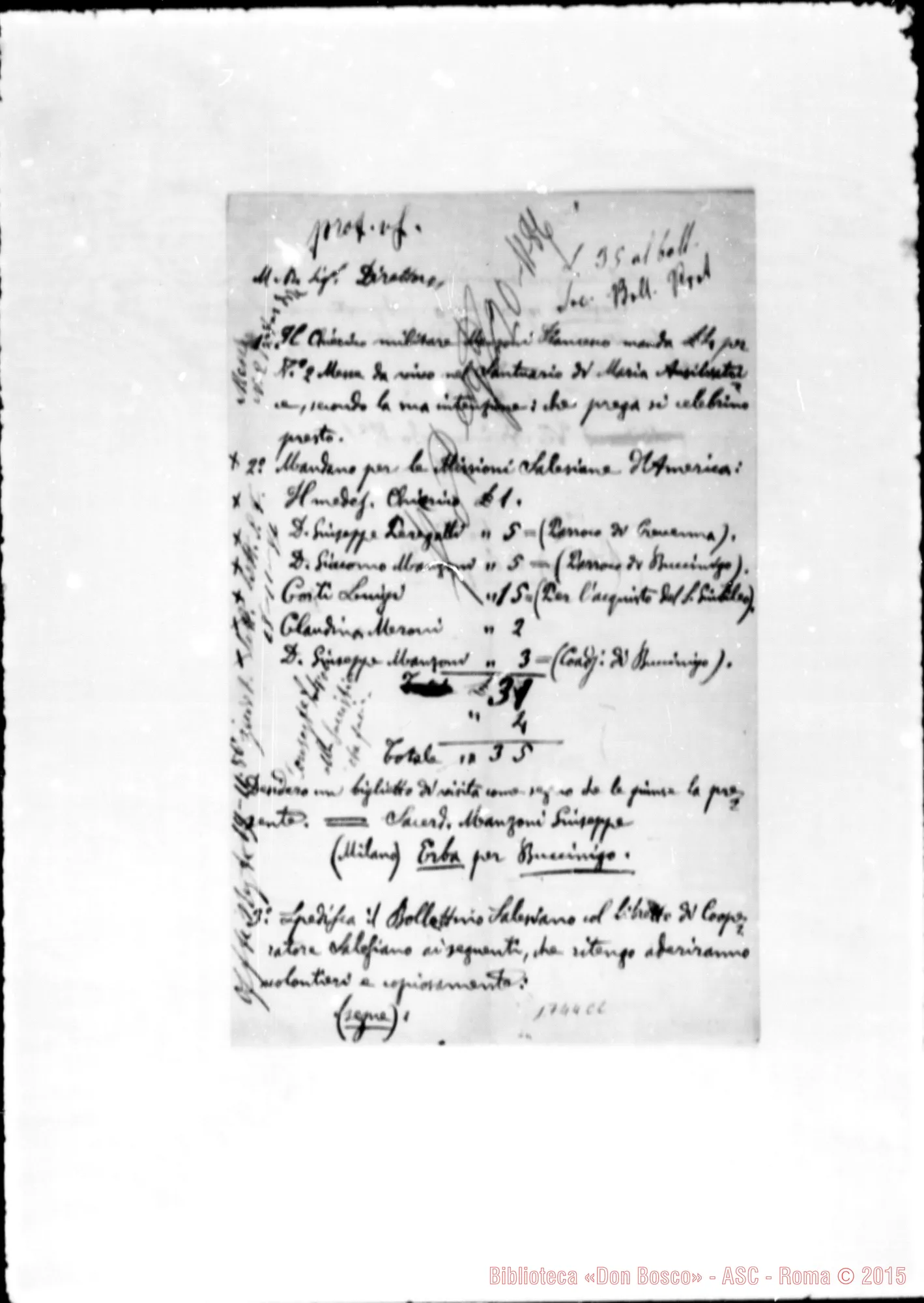Fotogramma C 2 — Manzoni Giuseppe