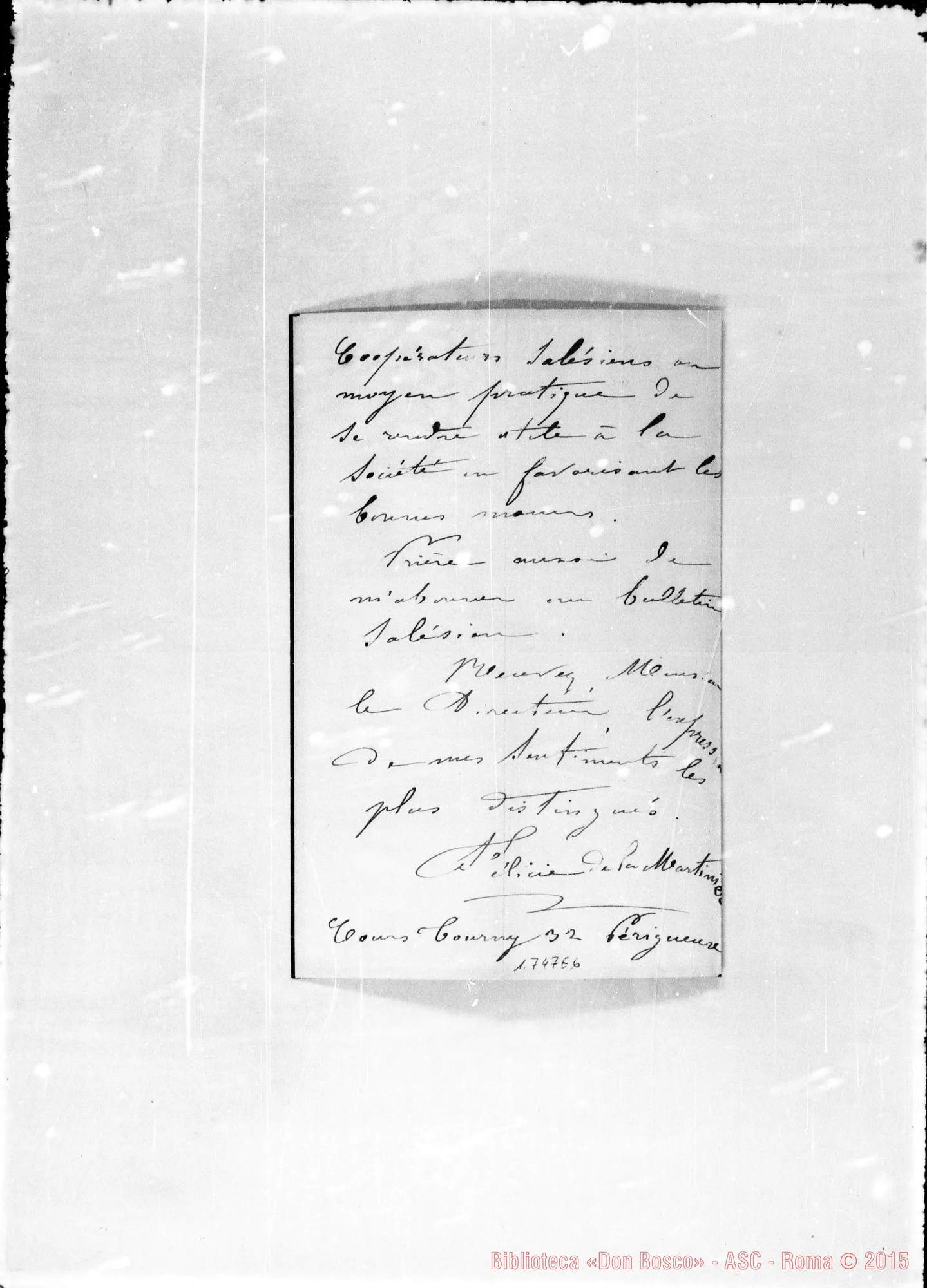 Fotogramma E 6 — Martinière Felicie