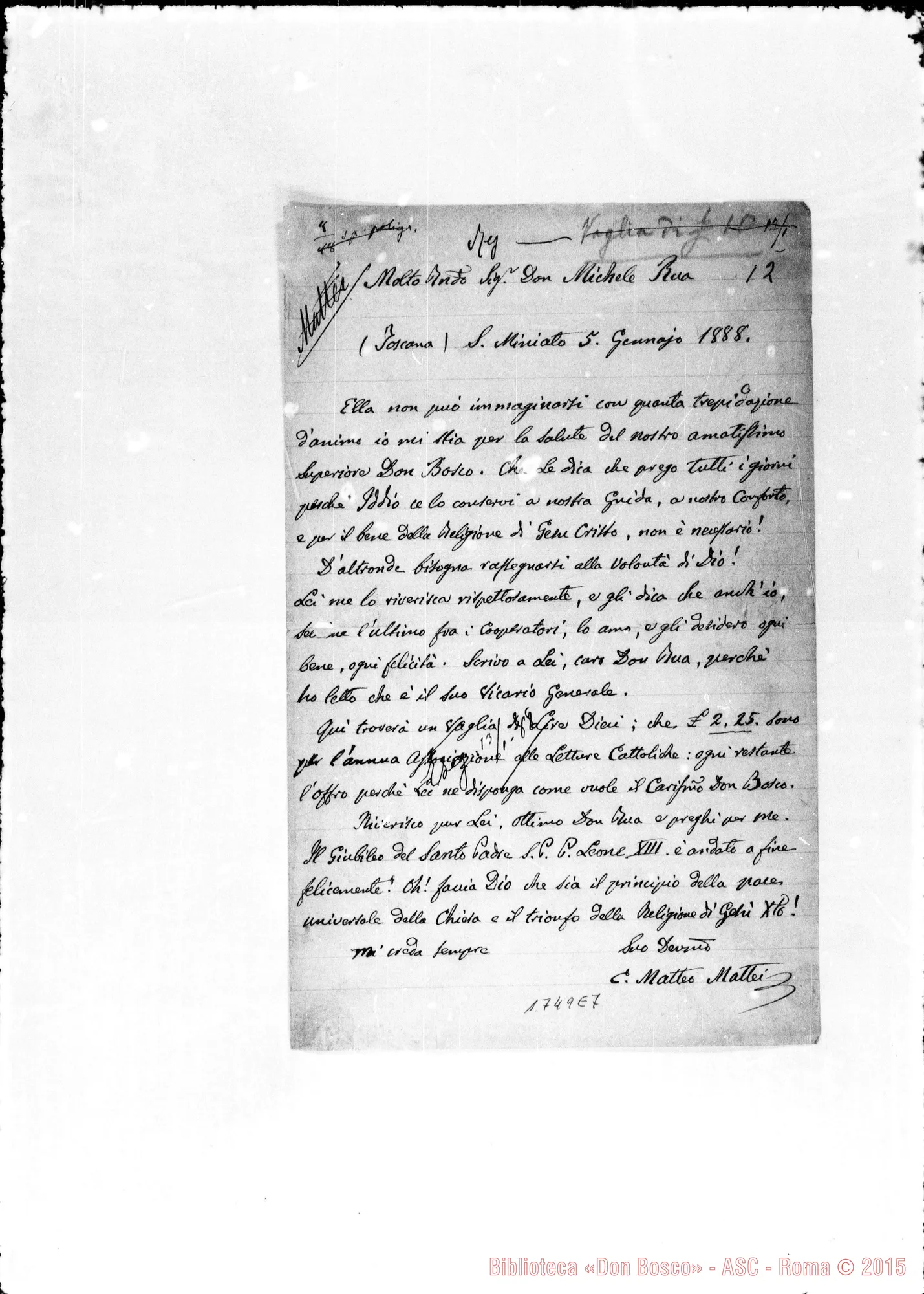 Fotogramma E 7 — Mattei Matteo-Rua