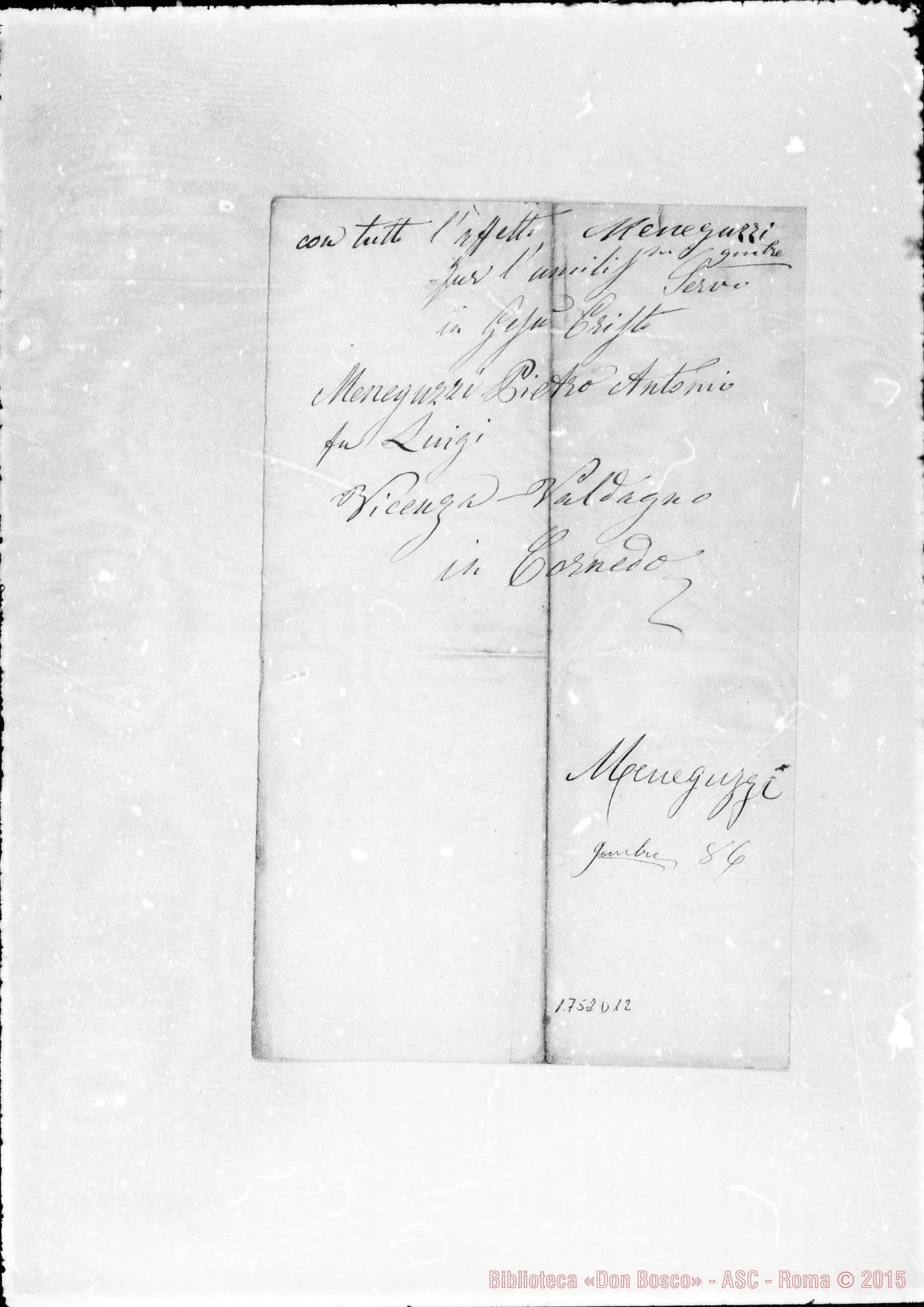 Fotogramma D 12 — Meneguzzi Pietro Antonio-Bosco