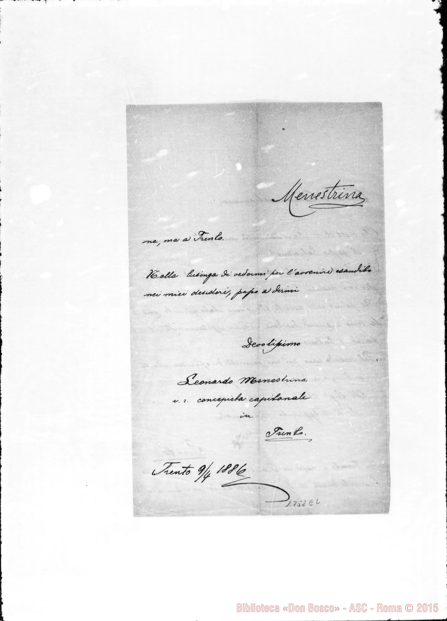 Fotogramma E 2 — Menestrina Leonardo
