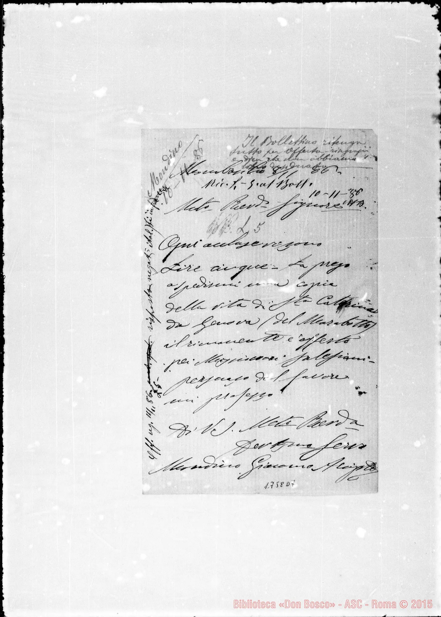 Fotogramma D 7 — Mondino Giacomo