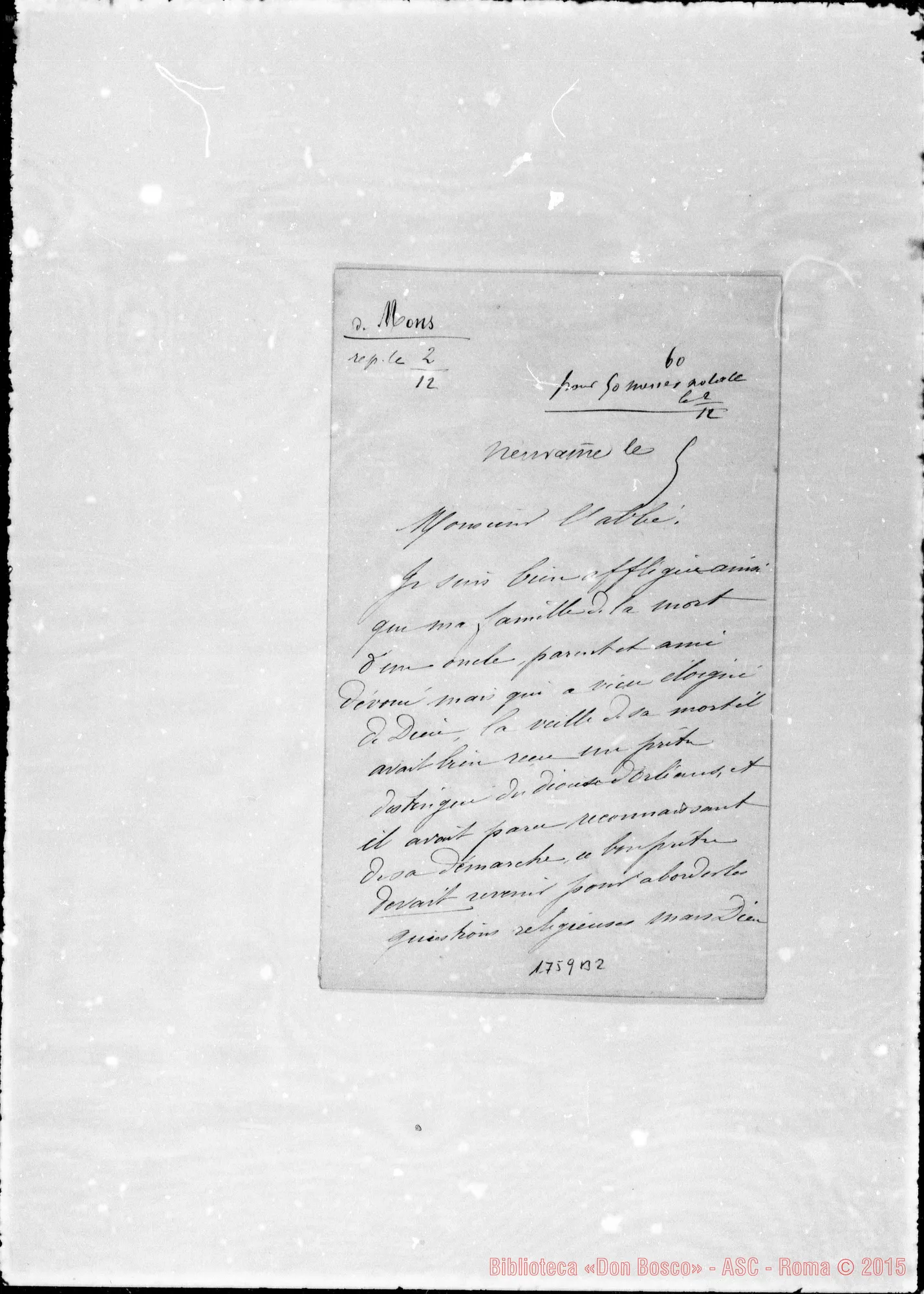 Fotogramma B 2 — Mons M.