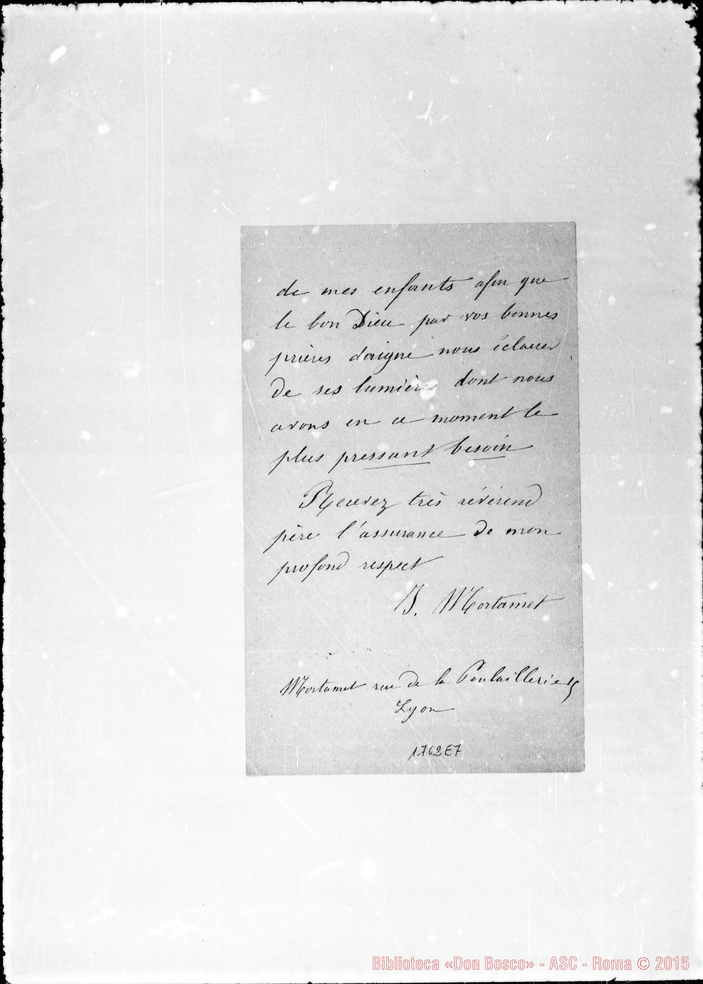 Fotogramma E 7 — Mortamet J.