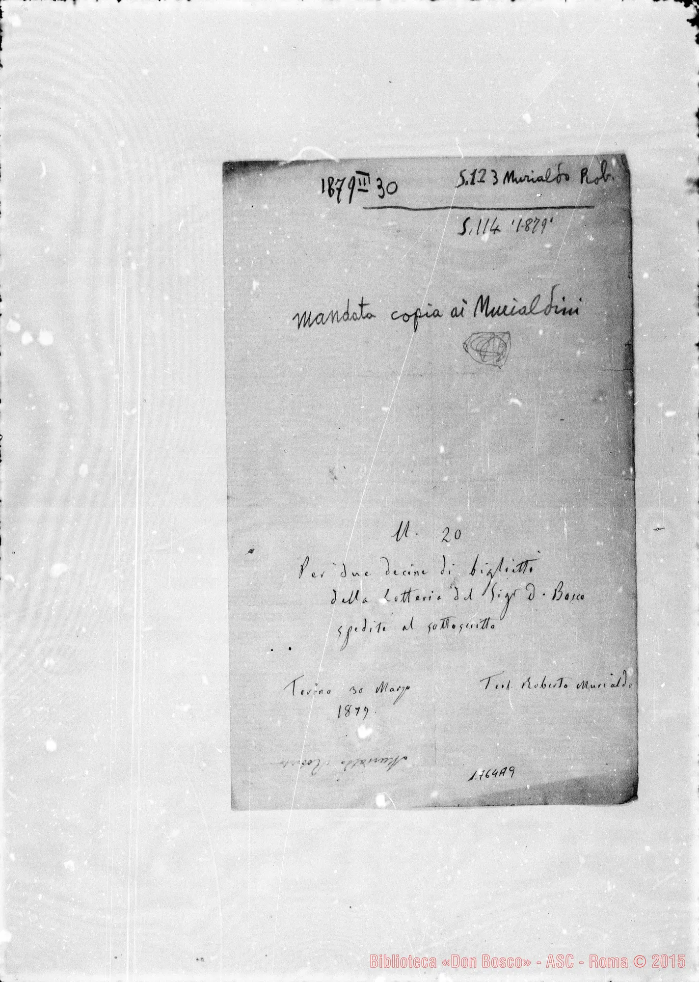 Fotogramma A 9 — Murialdo Roberto