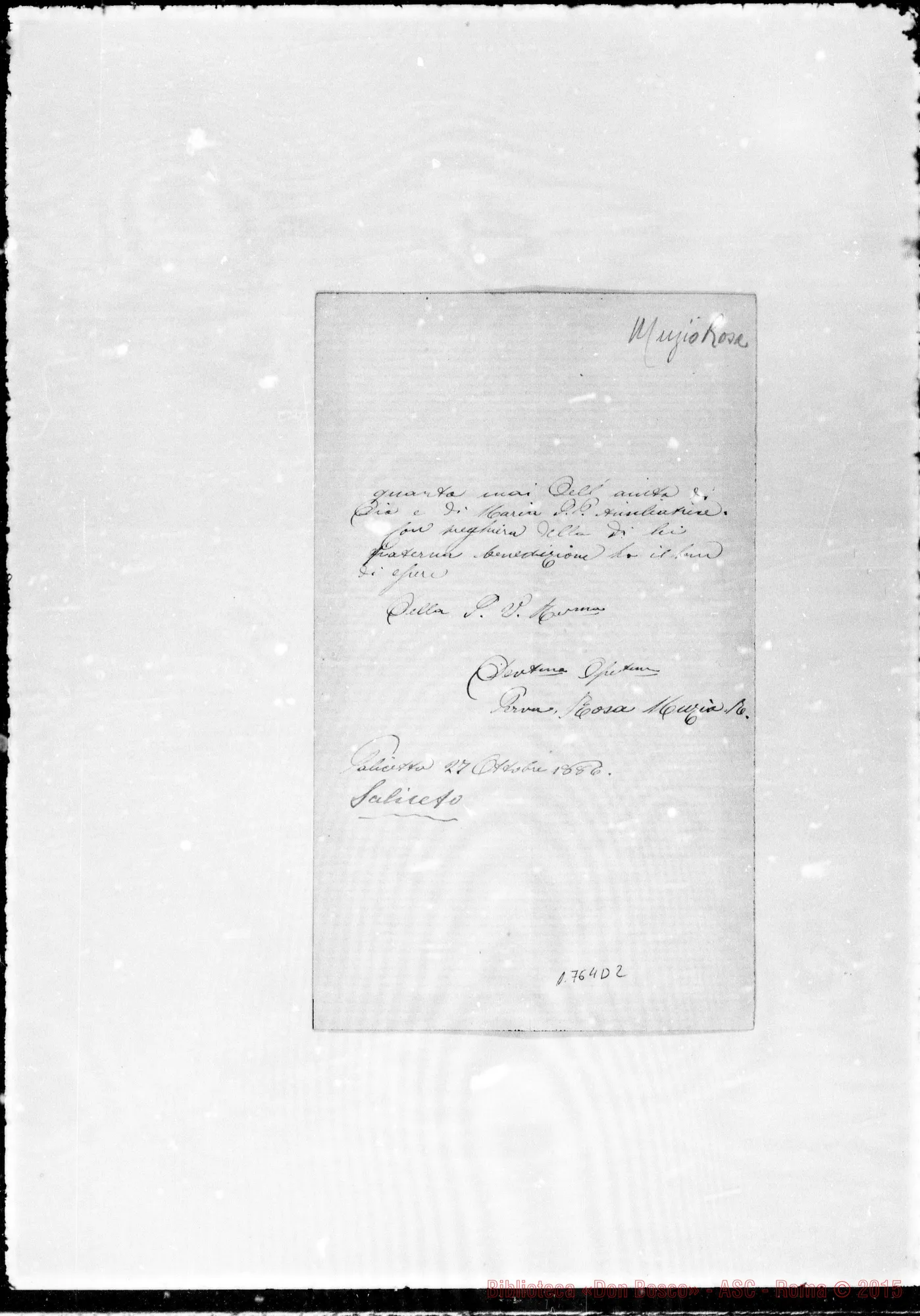 Fotogramma D 2 — Muzio Rosa-Bosco