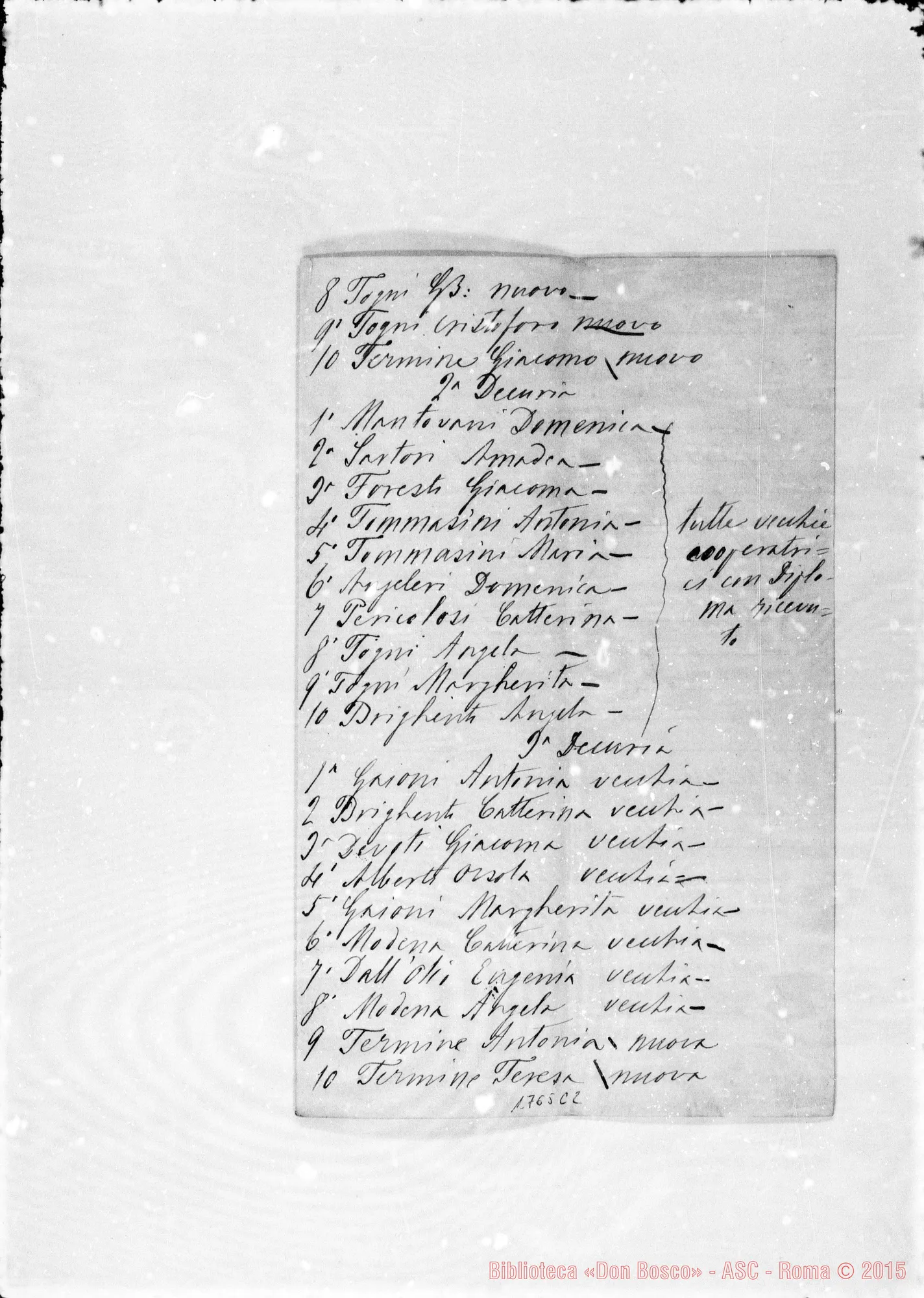Fotogramma C 2 — Nascimbene Giuseppe