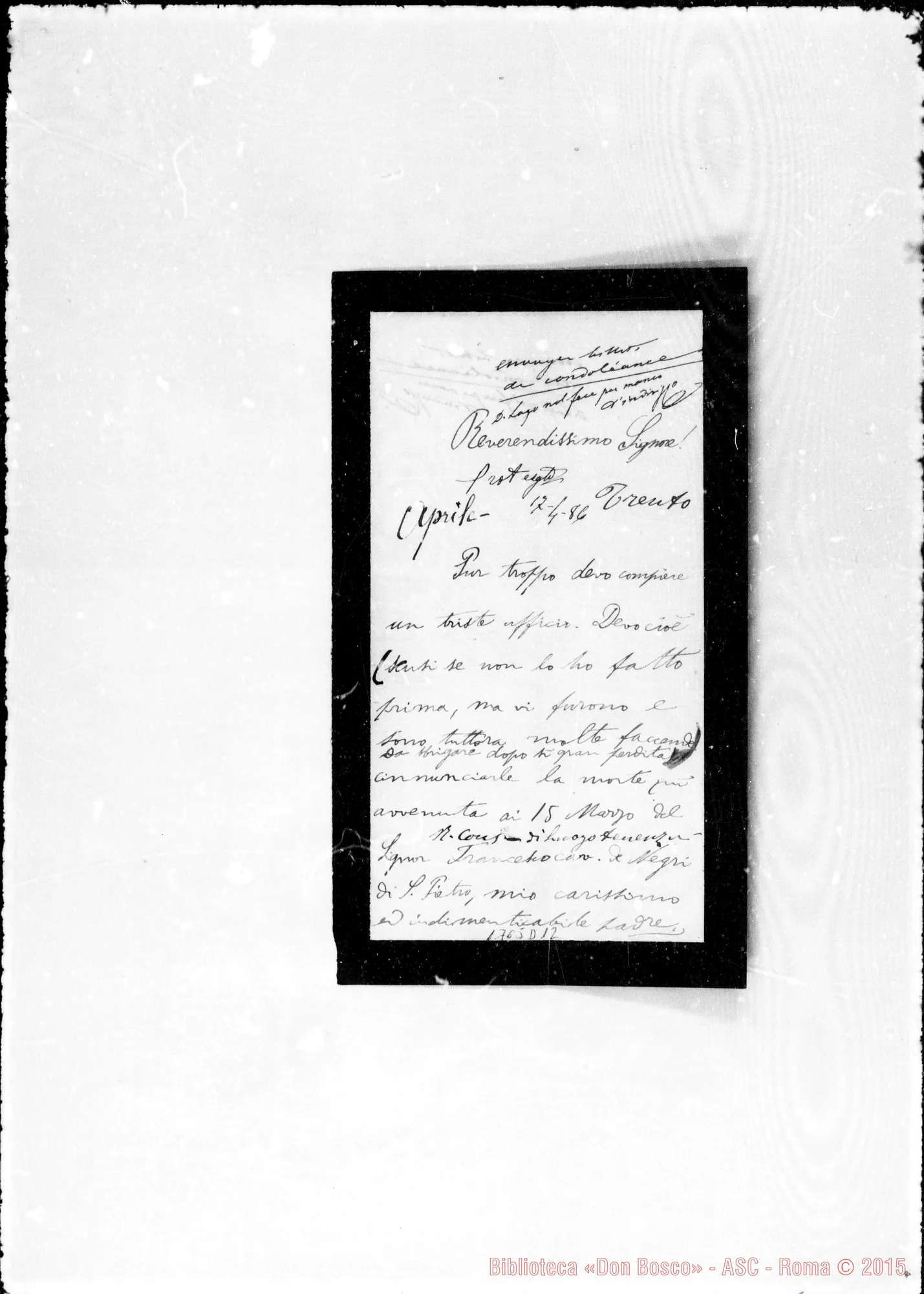 Fotogramma D 12 — Negri Giuseppe (S. Pietro)