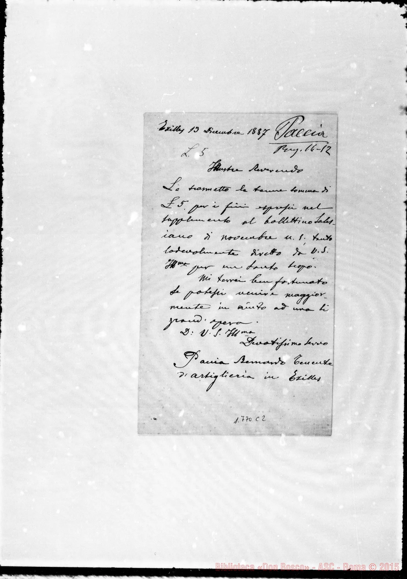 Fotogramma C 2 — Paccia Bernardo
