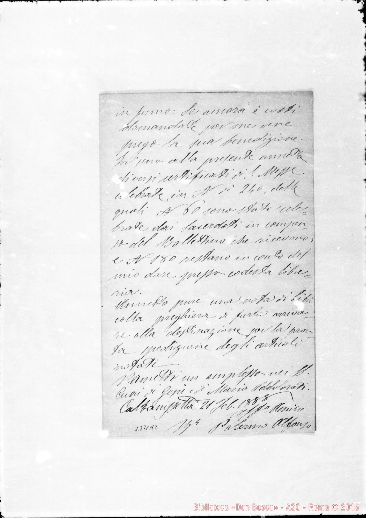 Fotogramma A 2 — Palermo Alfonso