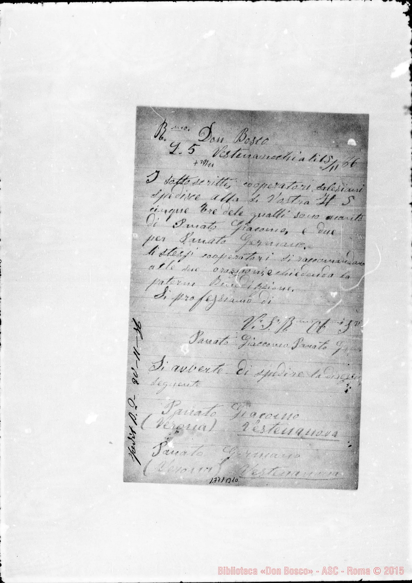 Fotogramma B 10 — Panato Giacomo-Bosco