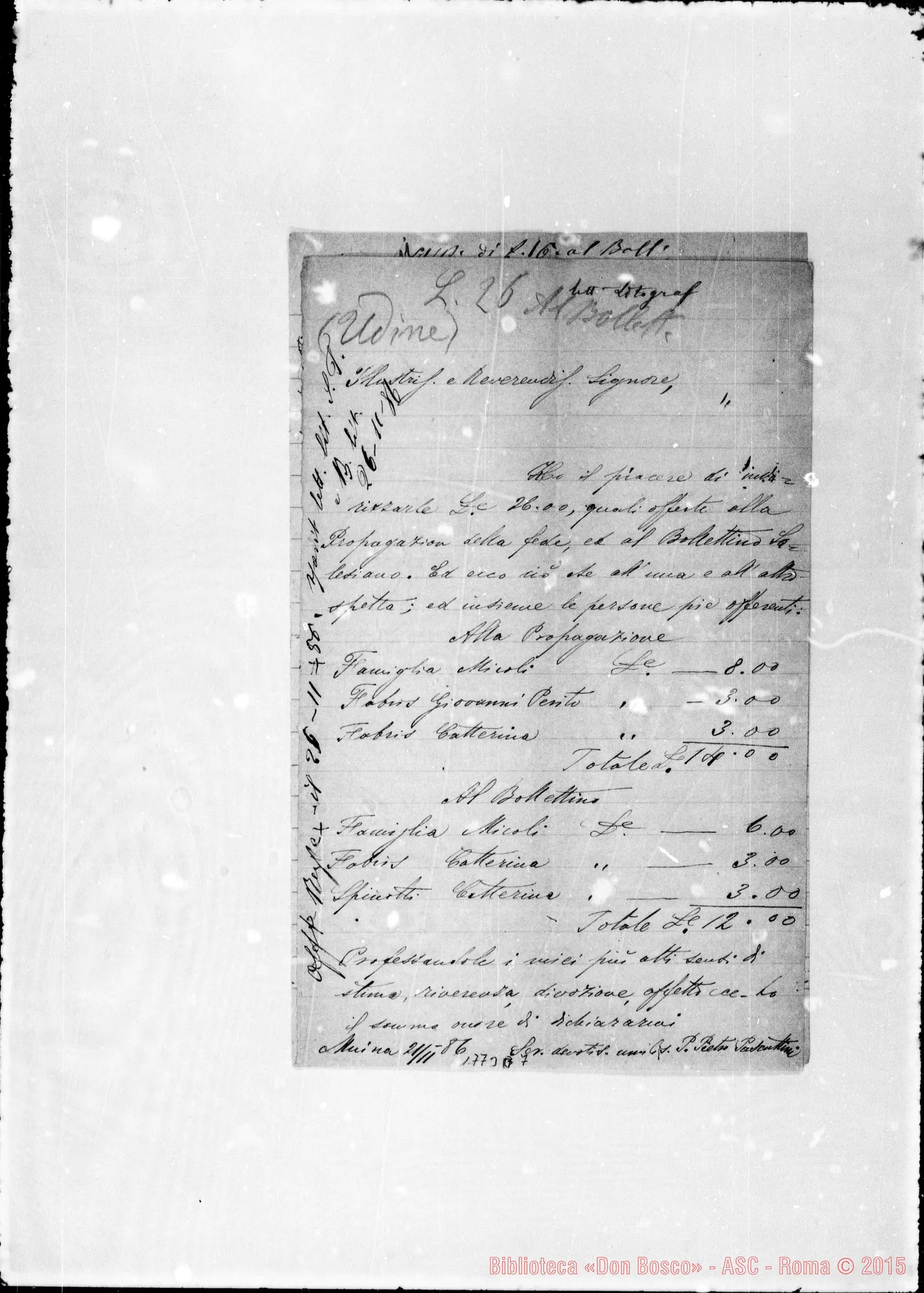 Fotogramma B 7 — Pascuttini Pietro