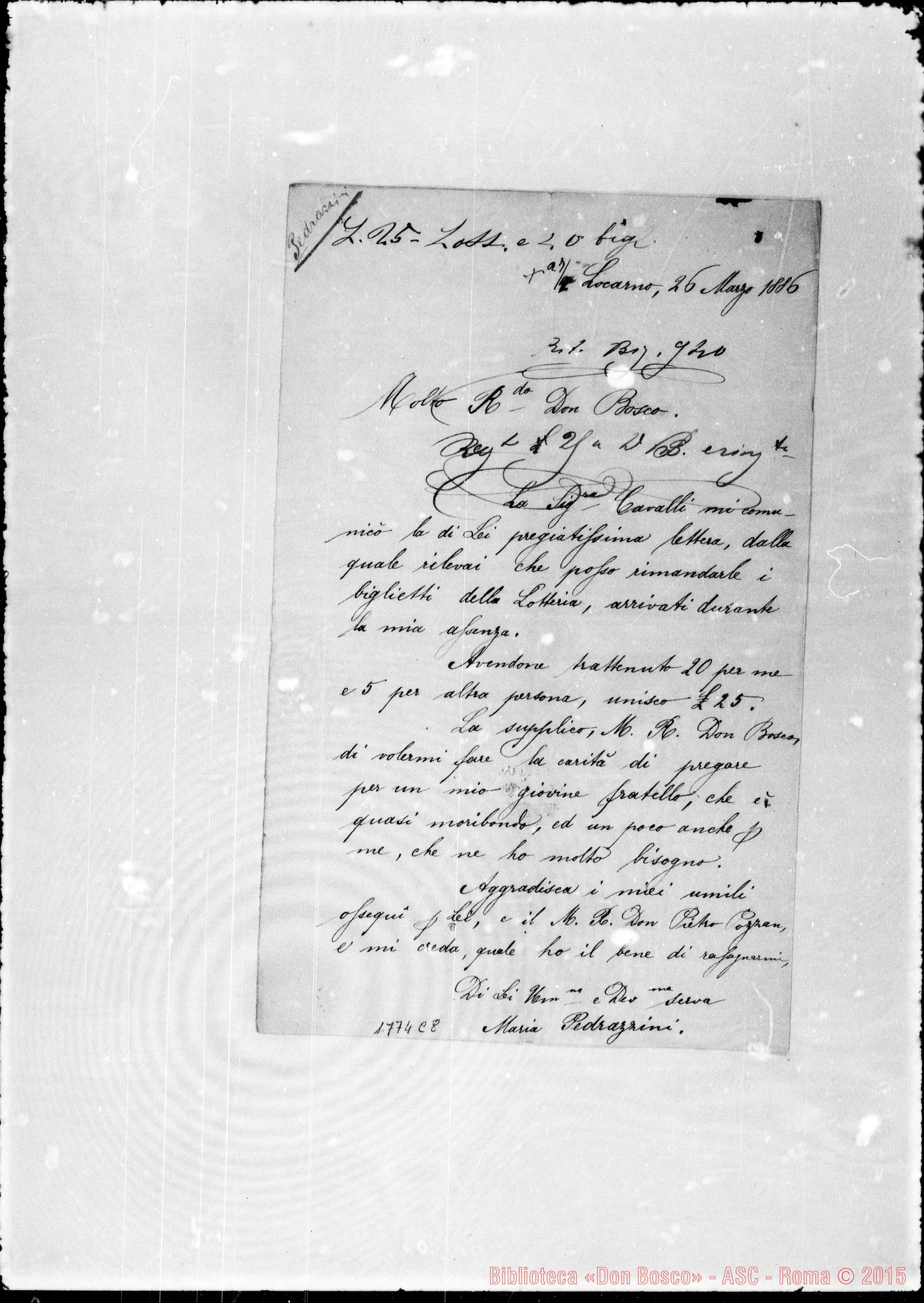 Fotogramma C 8 — Pedrazzini Maria