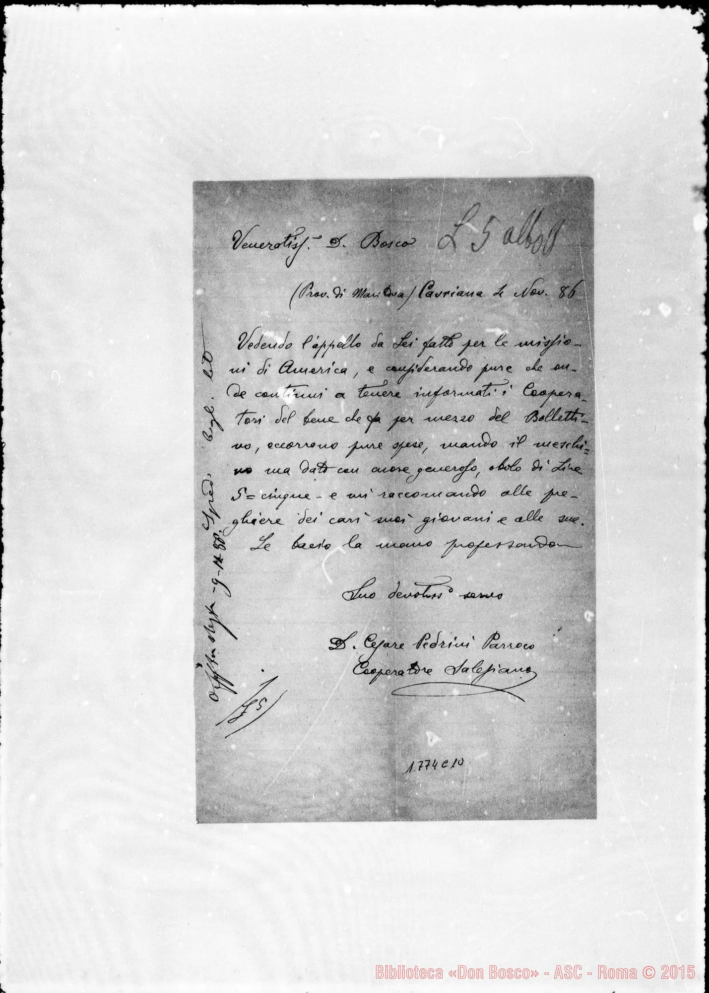 Fotogramma C 10 — Pedrini Cesare-Bosco