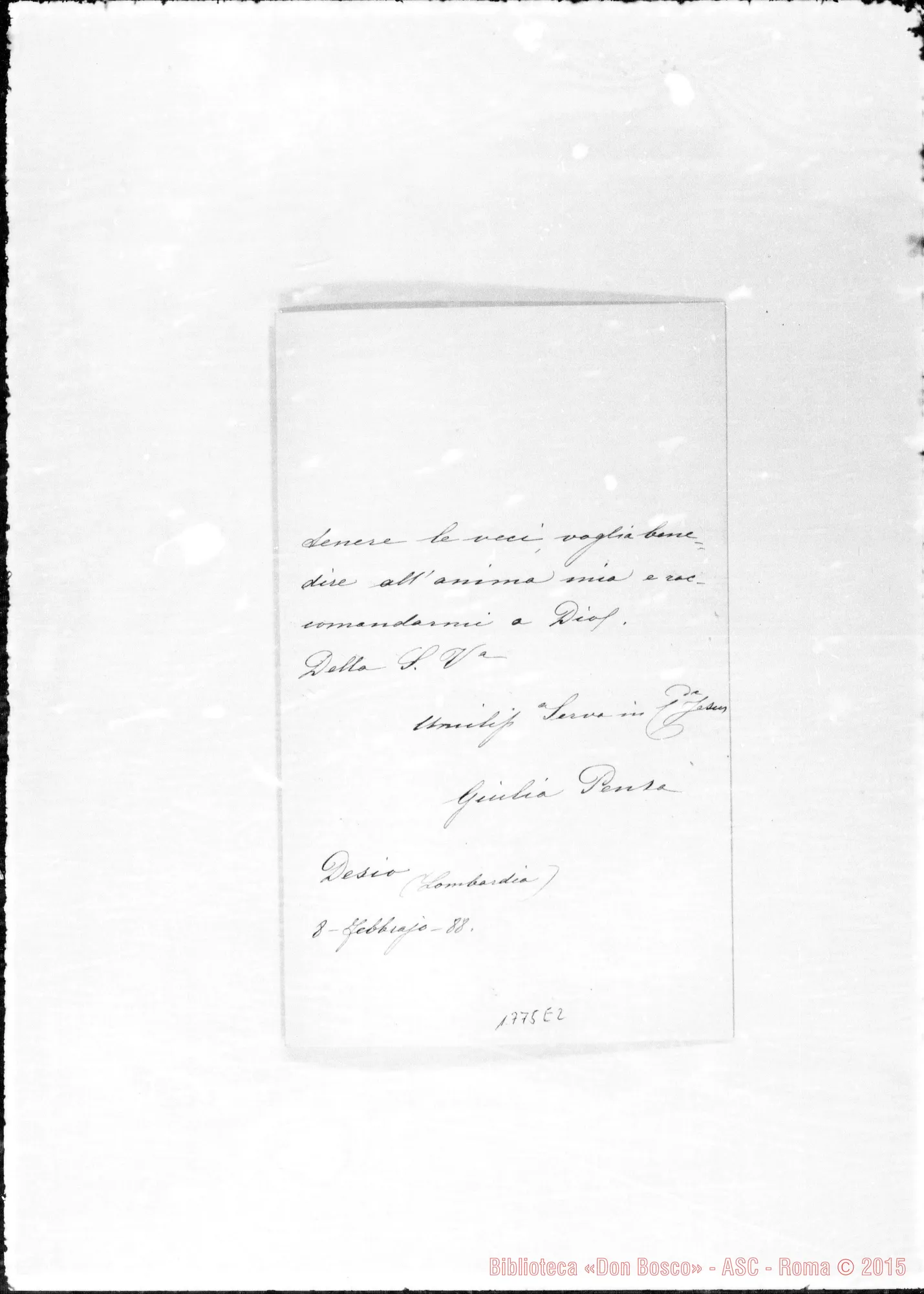 Fotogramma E 2 — Pensa Giulia