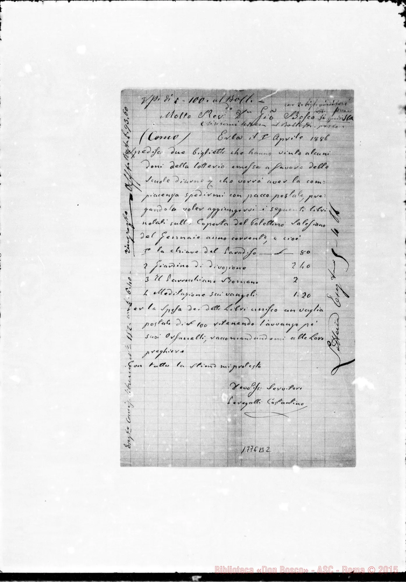 Fotogramma B 2 — Peregalli Costantino-Bosco