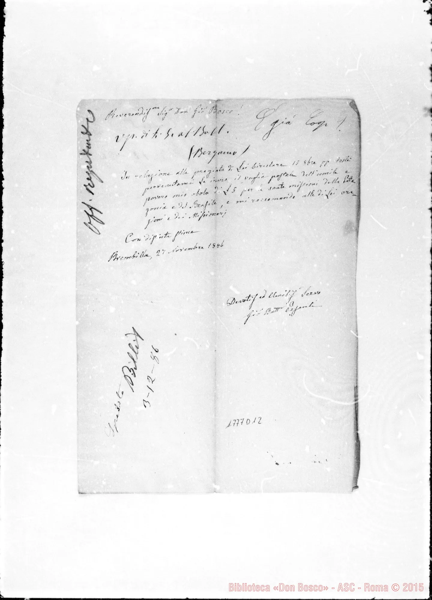 Fotogramma D 12 — Pesenti Giov. Battista