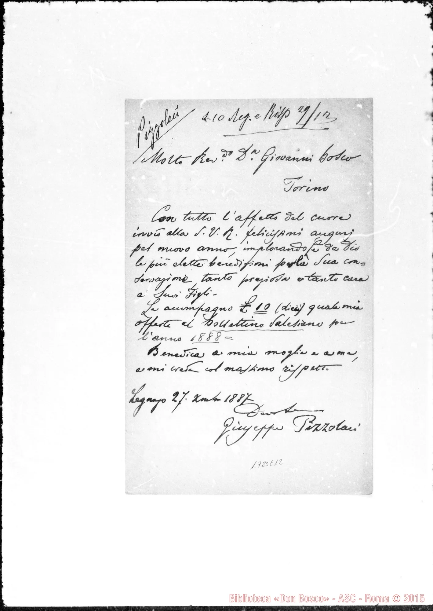 Fotogramma E 12 — Pizzolari Giuseppe-Bosco