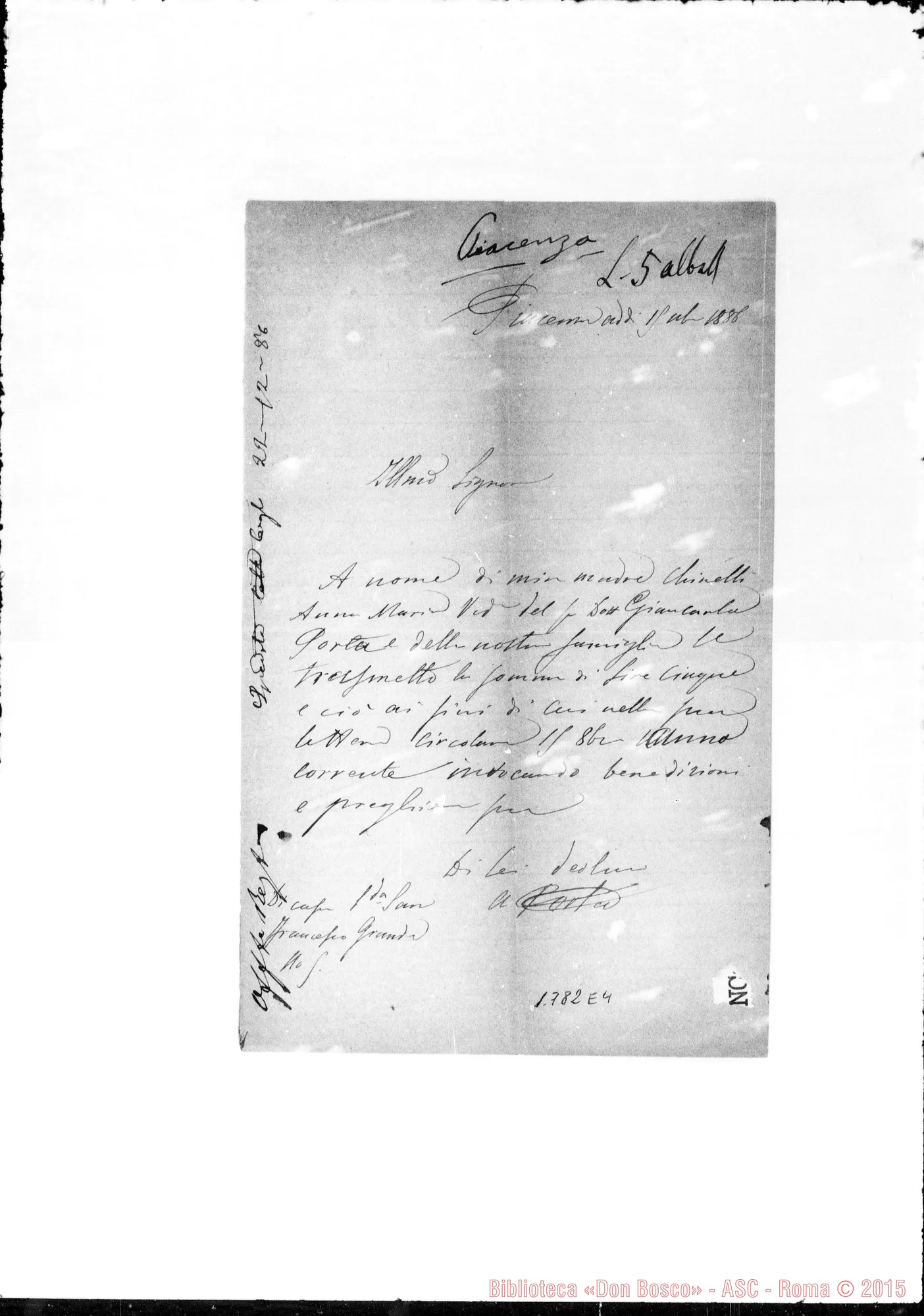 Fotogramma E 4 — Porta A.