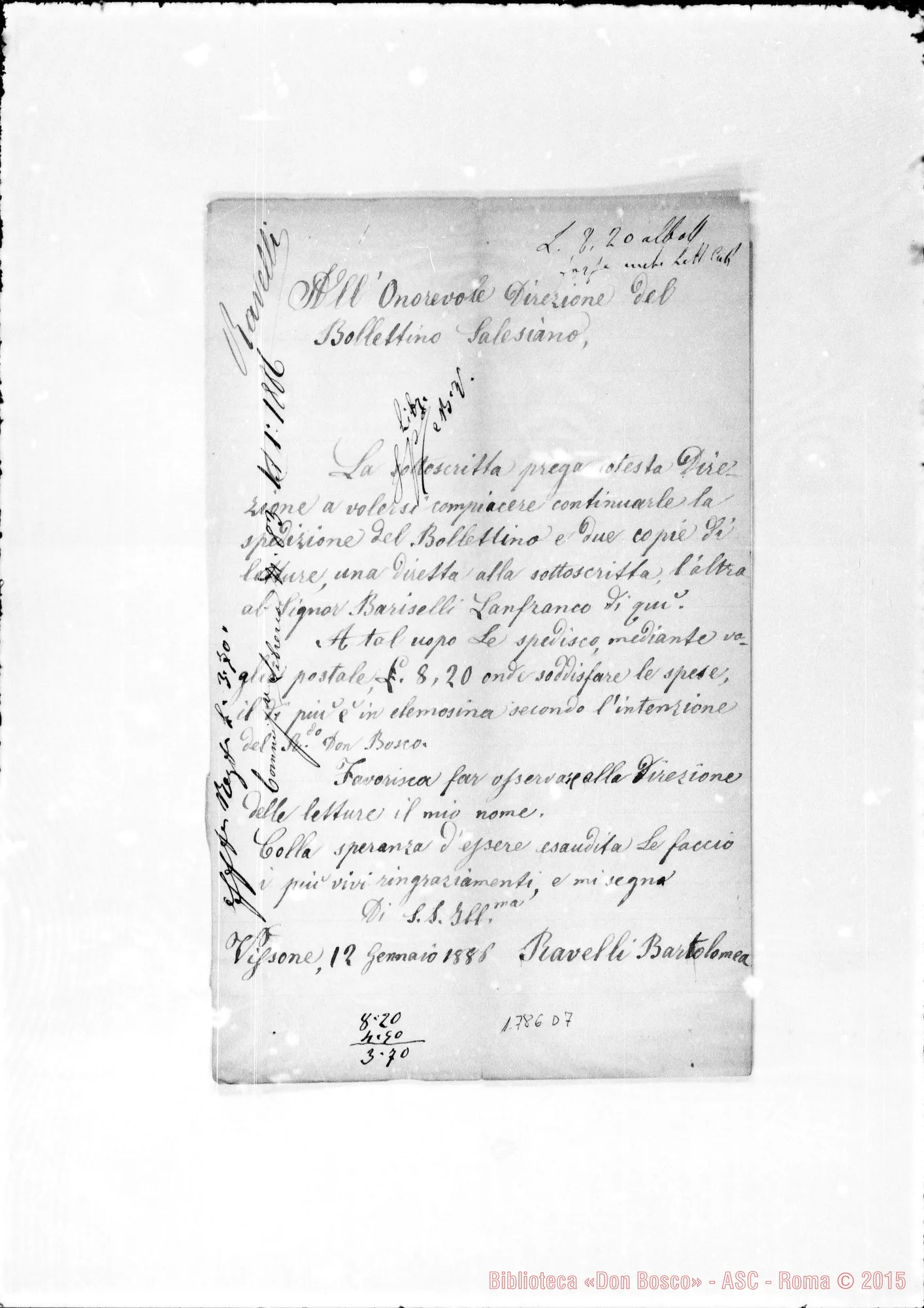Fotogramma D 7 — Ravelli Bartolomea