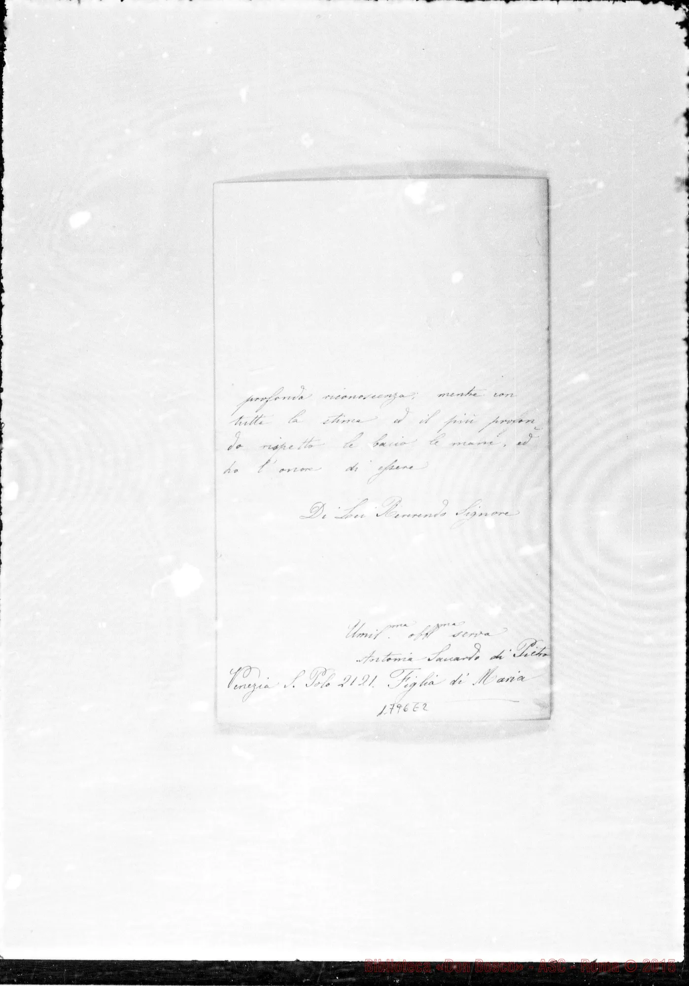 Fotogramma E 2 — Saccardo Antonietta