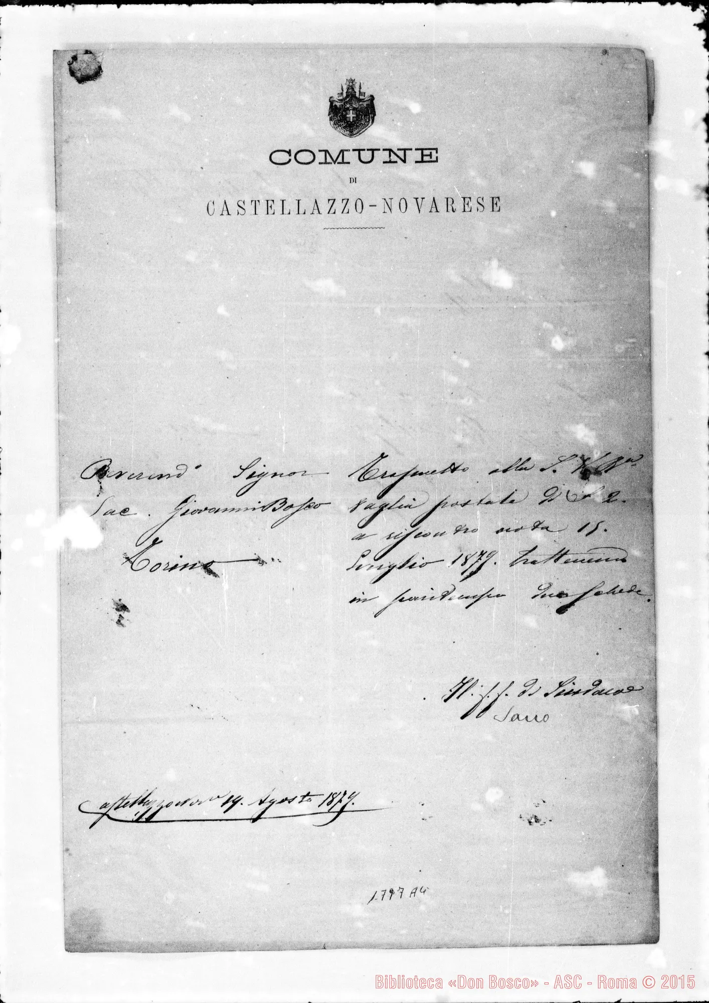 Fotogramma A 4 — Sacco (Sindaco Castellazo)-Bosco