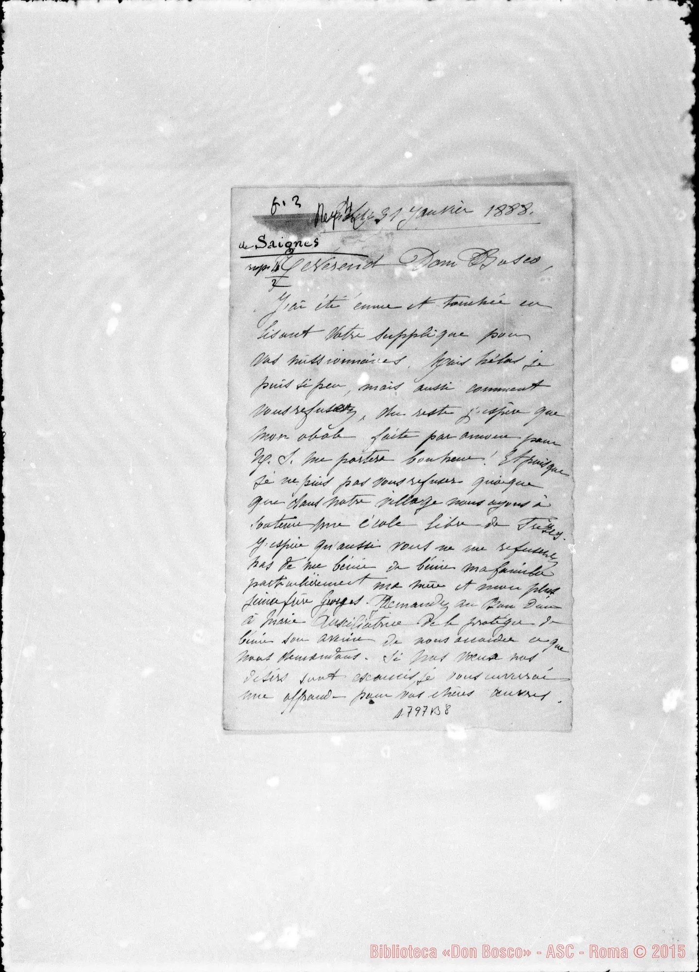 Fotogramma B 8 — Saignes Louise-Bosco