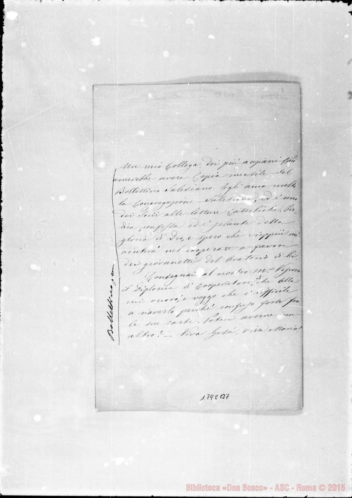 Fotogramma B 7 — Salvatori Domenico