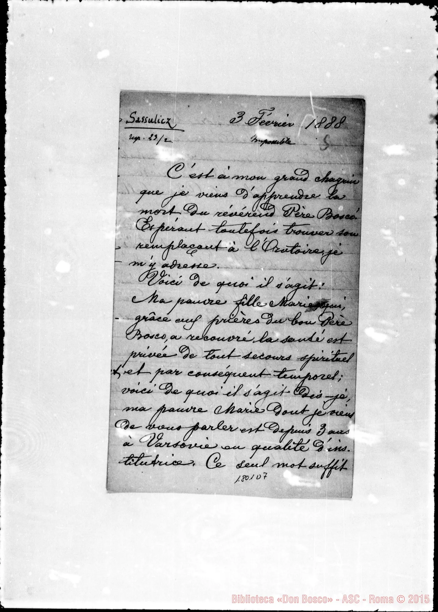 Fotogramma D 7 — Sassulicz