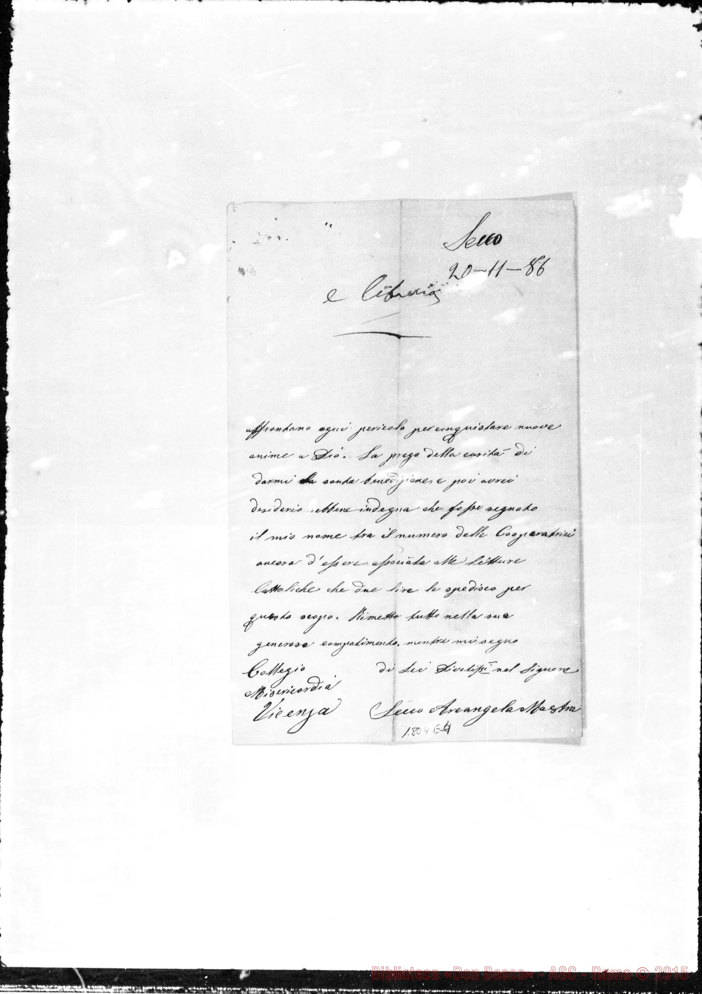 Fotogramma E 4 — Secco Arcangela-Bosco