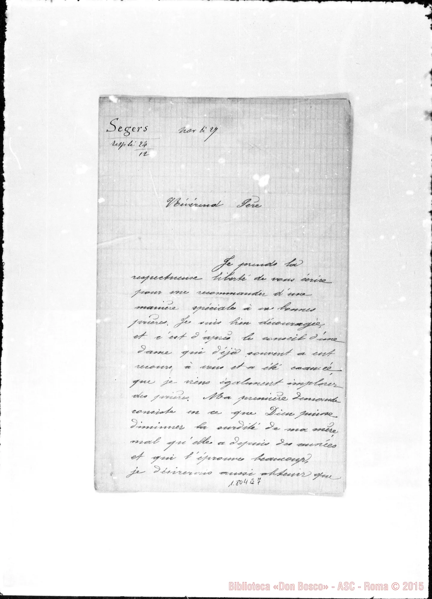 Fotogramma E 7 — Segers A.