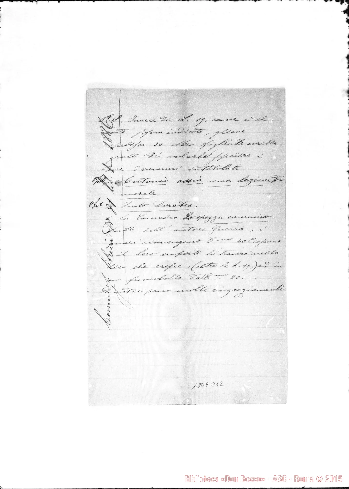 Fotogramma D 12 — Spinola Giuliano