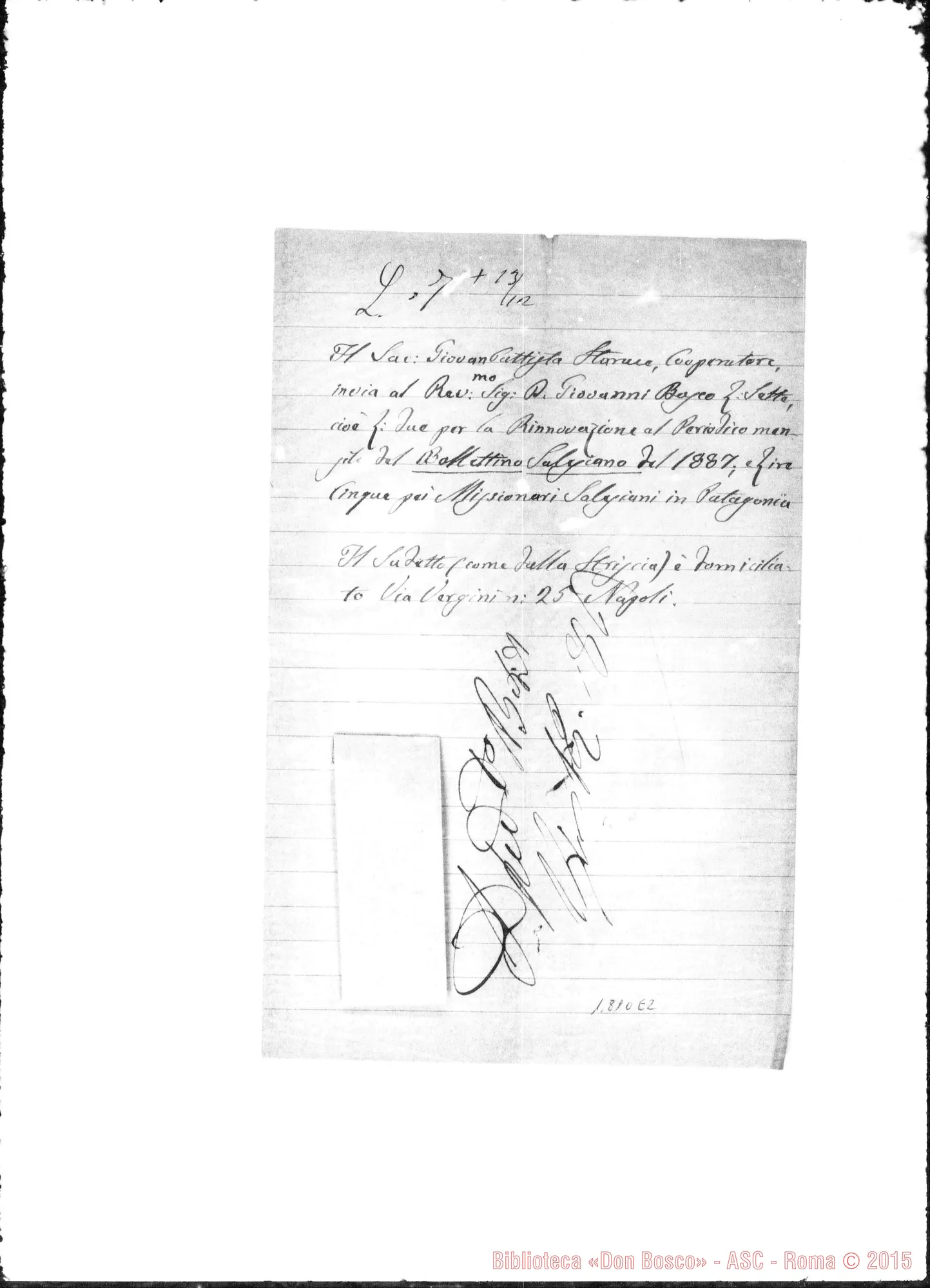 Fotogramma E 2 — Storace Giov. Battista