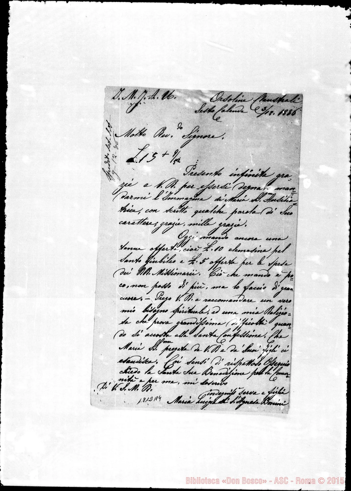 Fotogramma A 4 — Bonini Maria Luigia