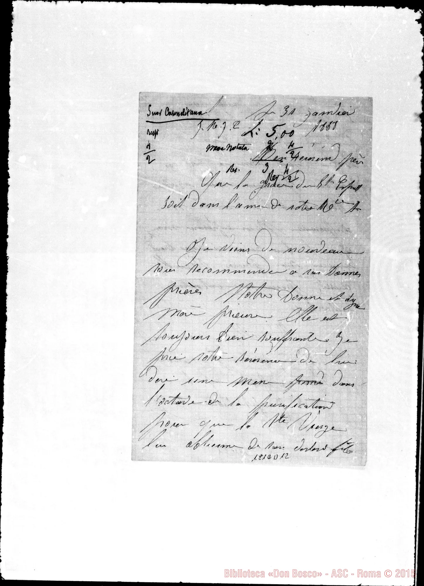 Fotogramma D 12 — Joseph Teresa, carmelitana