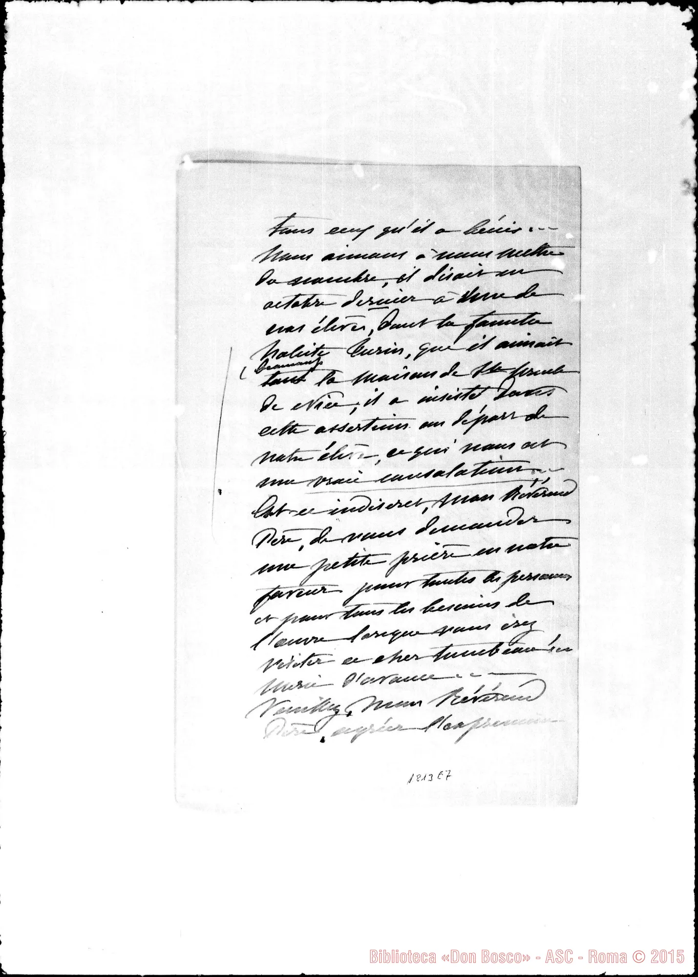 Fotogramma E 7 — Maria di Gesù, orsoline-Rua