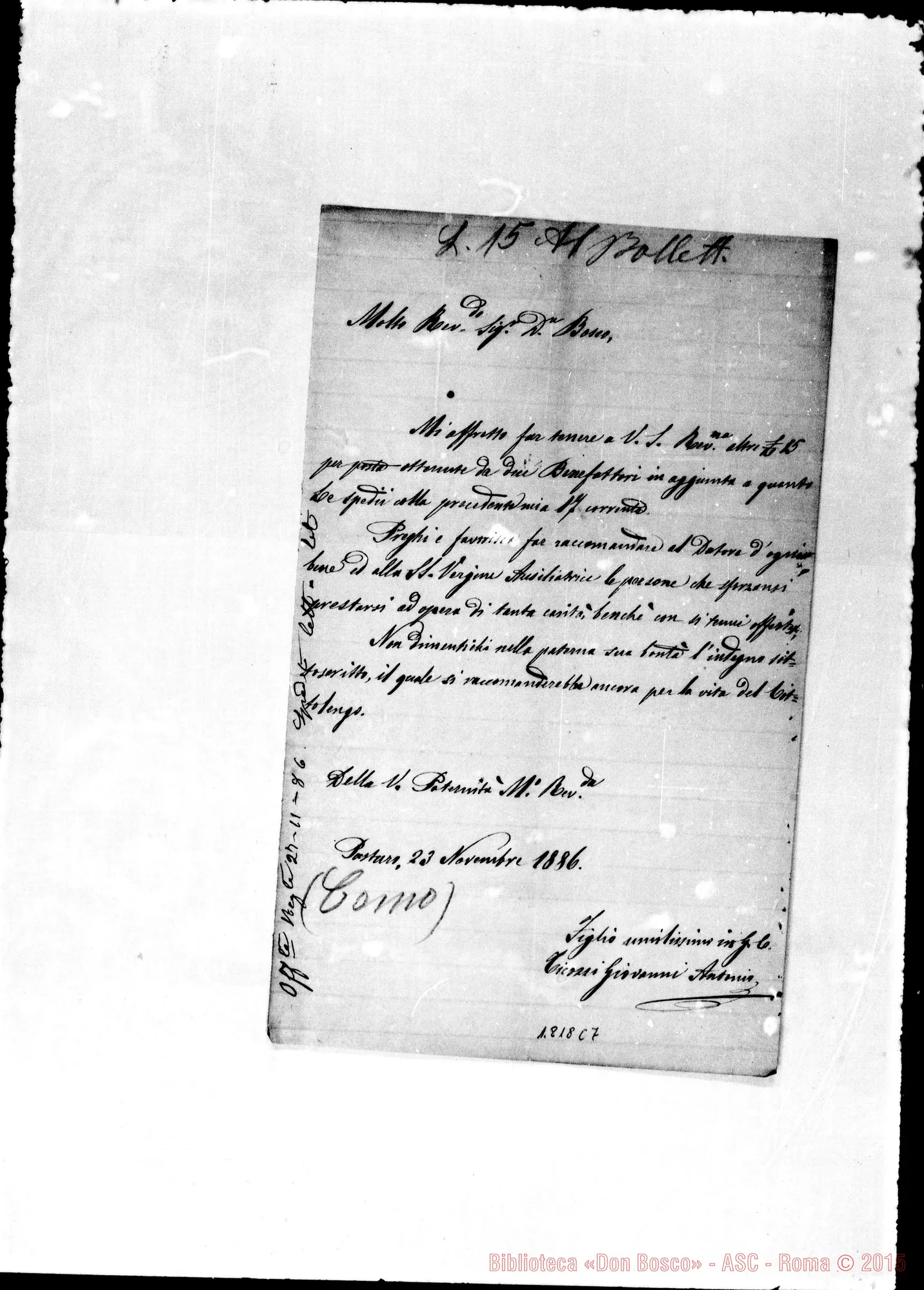 Fotogramma C 7 — Ticozzi Giovanni Antonio-Bosco