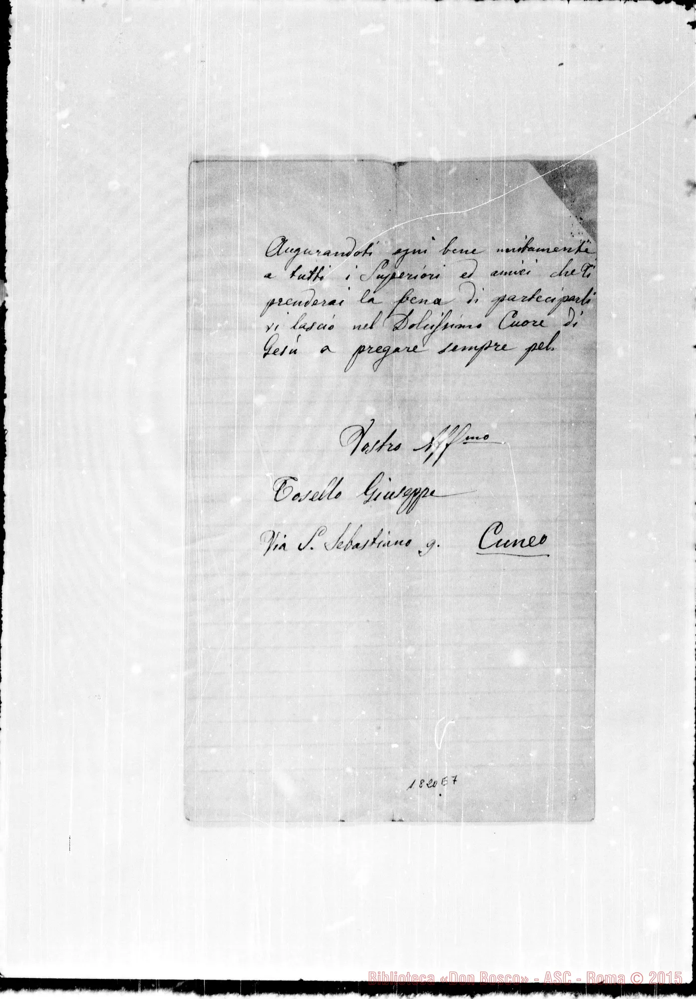 Fotogramma E 7 — Tosello Giuseppe