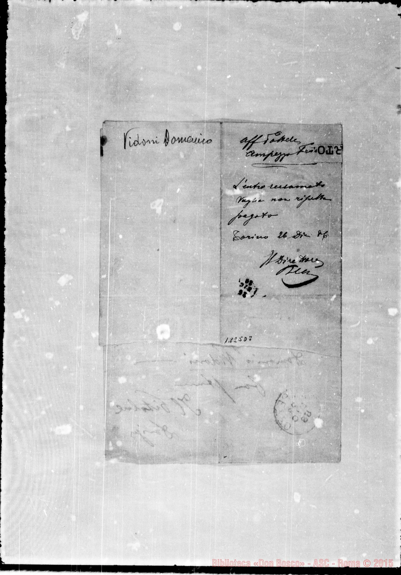 Fotogramma D 7 — Vidoni Domenico